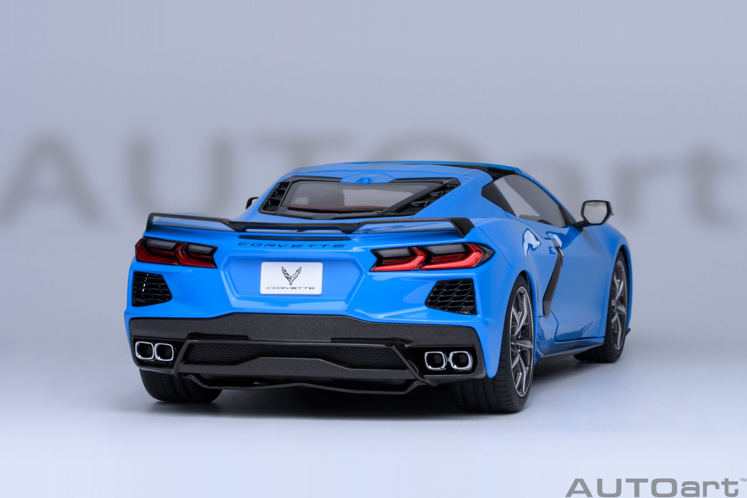 AUTOart Chevrolet Corvette C8 Stingray Z51 2020 1:18 - Rapid Blue - Image 21