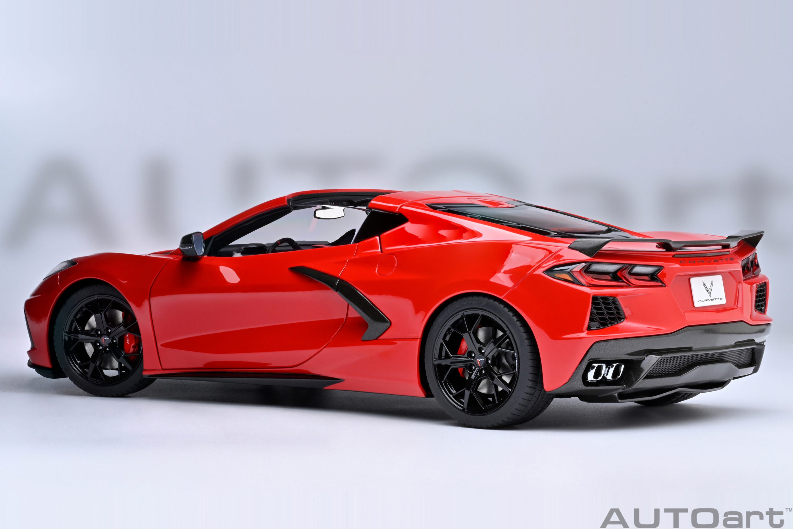 AUTOart Chevrolet Corvette C8 Stingray Z51 2020 1:18 - Torch Red - Image 3
