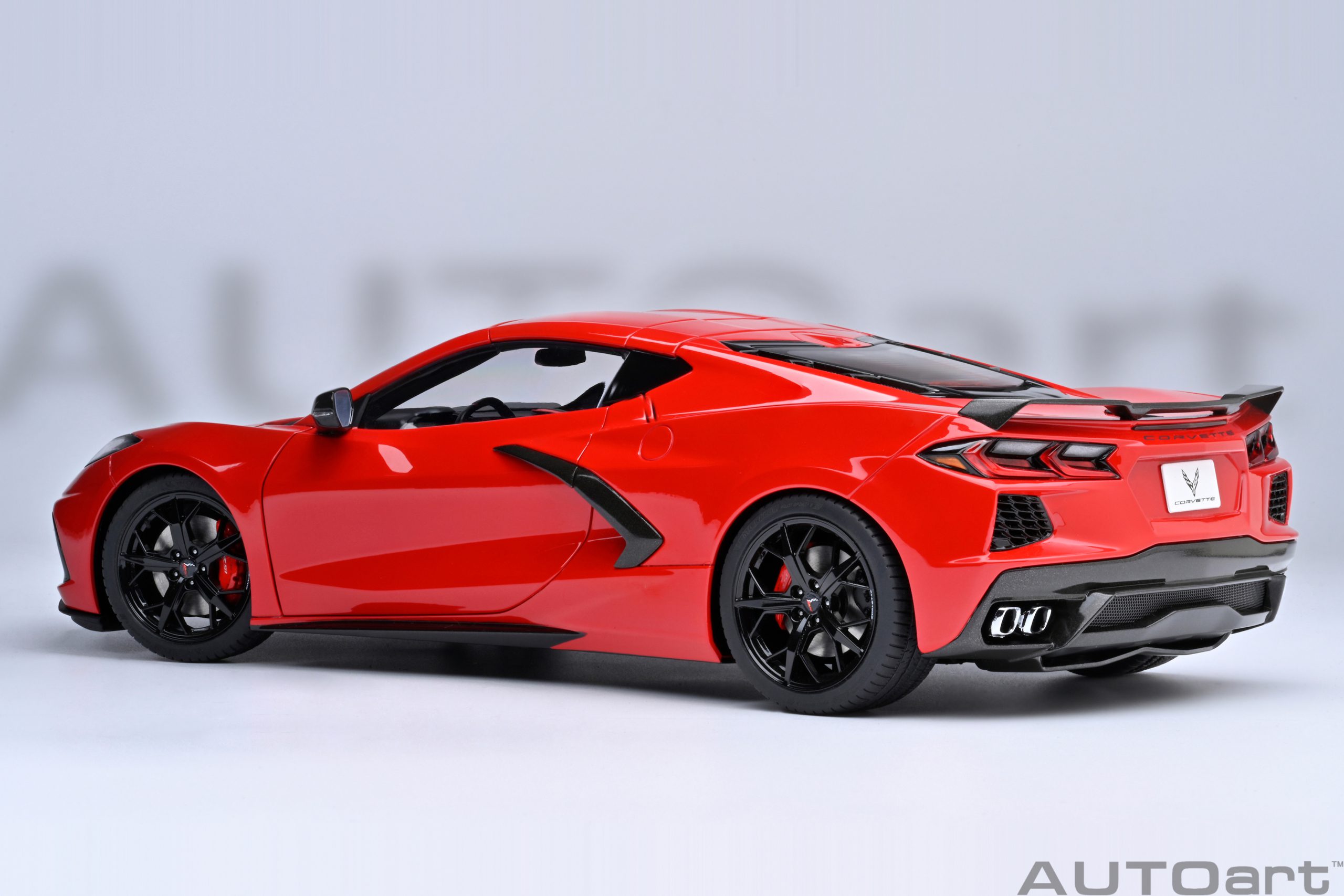 AUTOart Chevrolet Corvette C8 Stingray Z51 2020 1:18 - Torch Red - Image 4