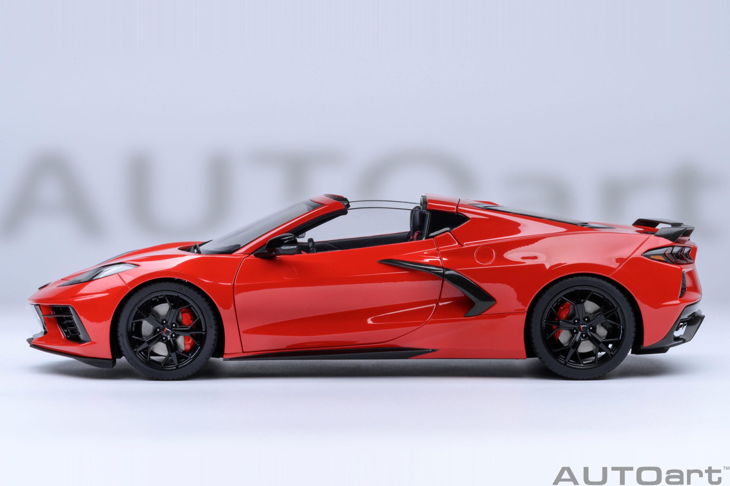 AUTOart Chevrolet Corvette C8 Stingray Z51 2020 1:18 - Torch Red - Image 5