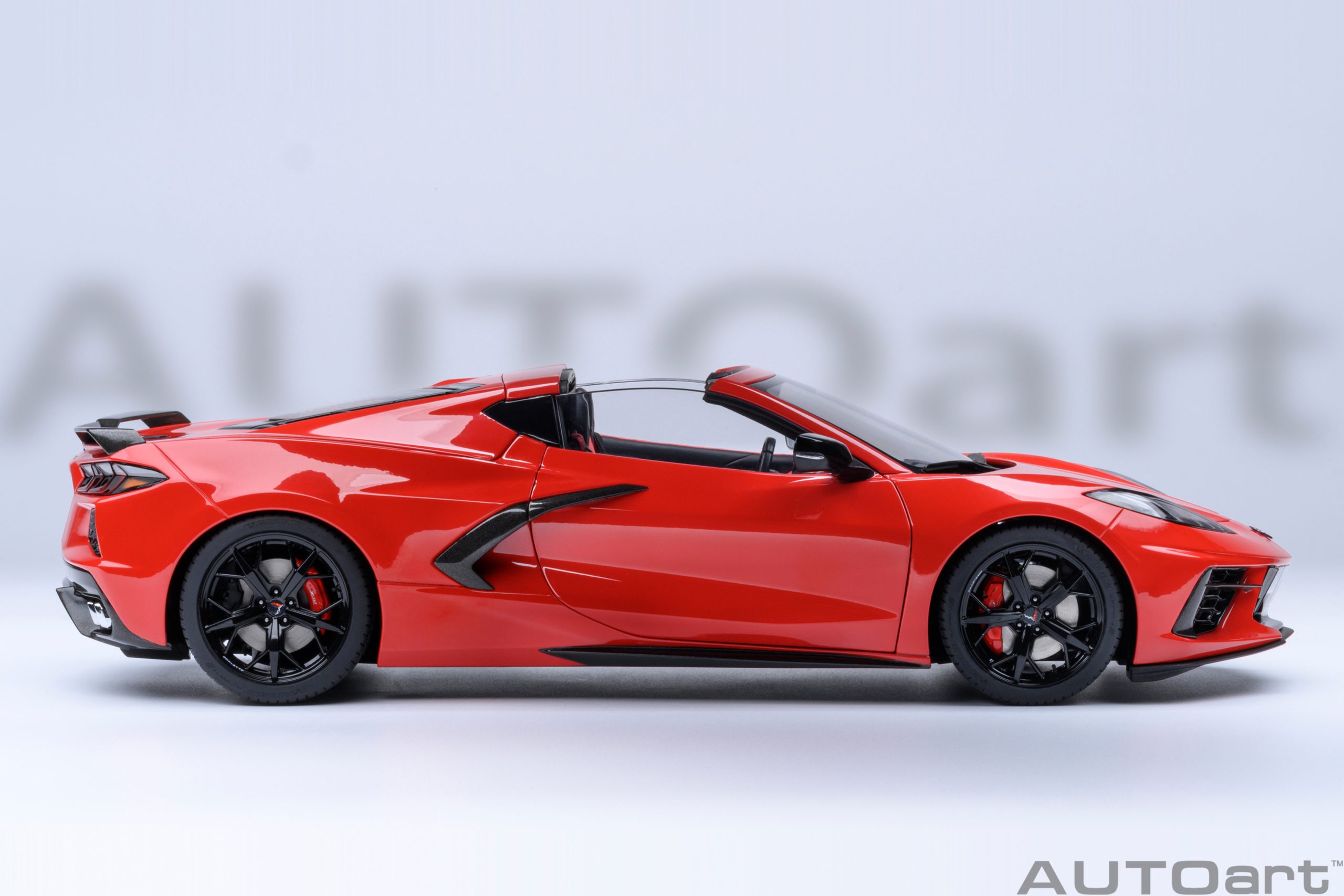 AUTOart Chevrolet Corvette C8 Stingray Z51 2020 1:18 - Torch Red - Image 6