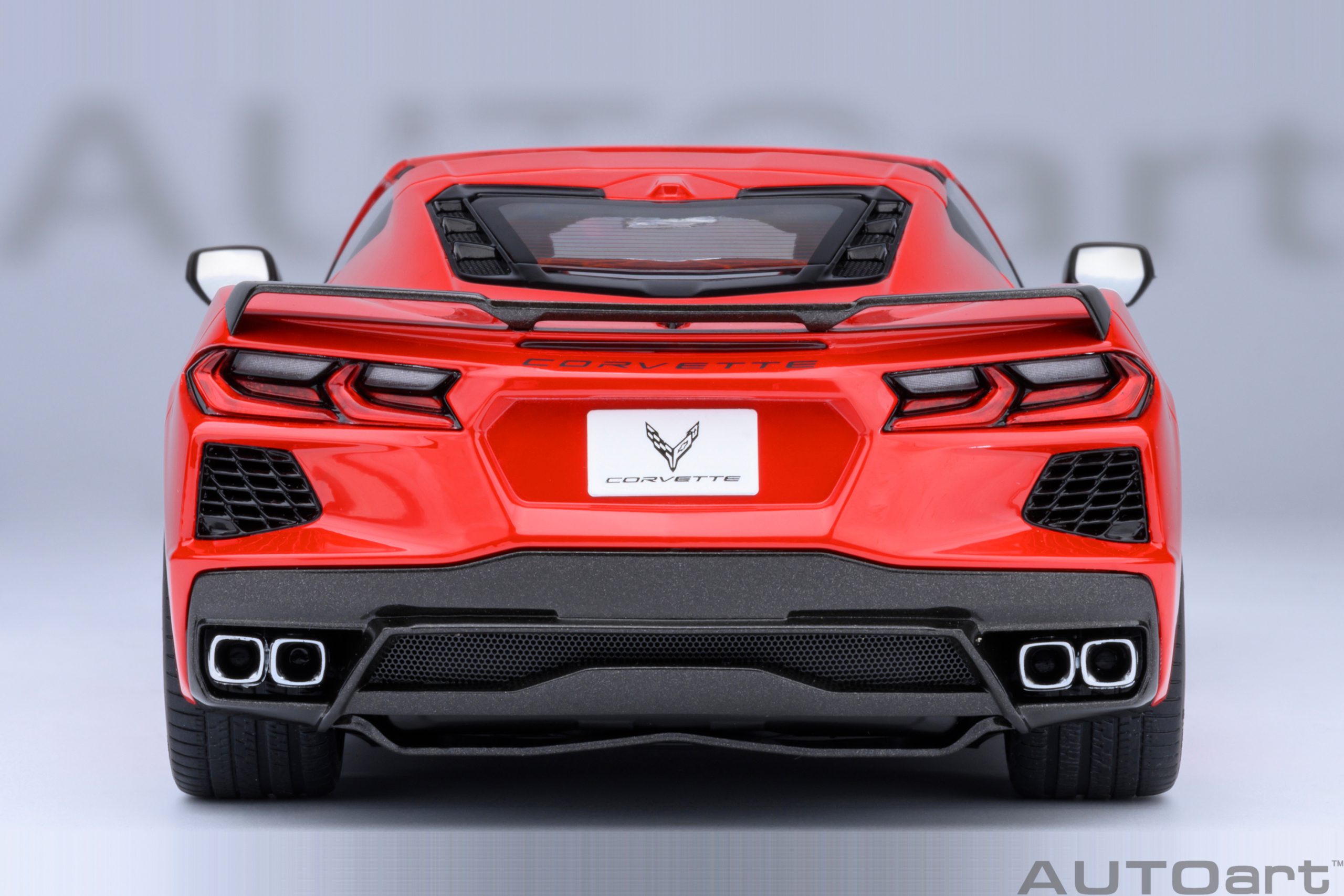 AUTOart Chevrolet Corvette C8 Stingray Z51 2020 1:18 - Torch Red - Image 8