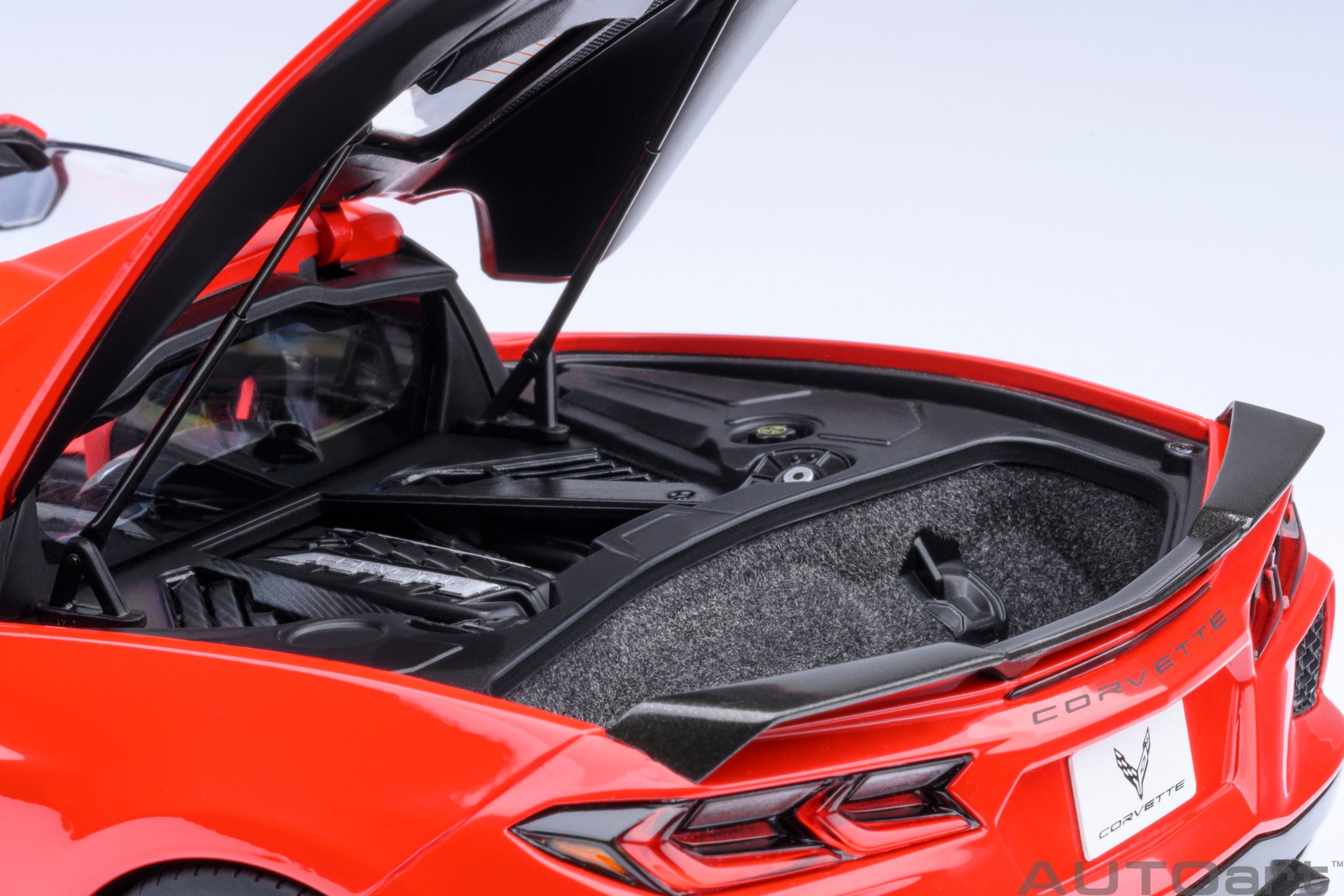 AUTOart Chevrolet Corvette C8 Stingray Z51 2020 1:18 - Torch Red - Image 14