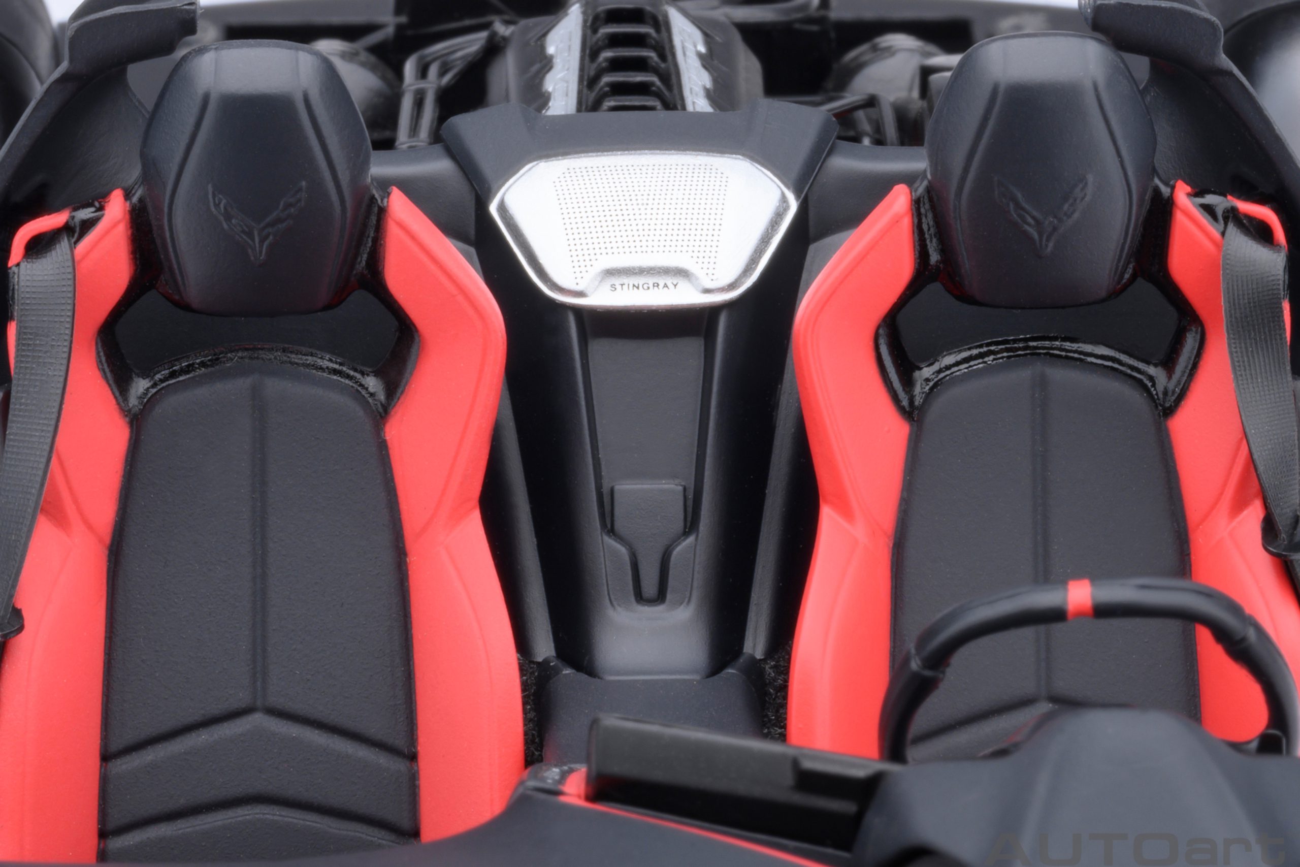 AUTOart Chevrolet Corvette C8 Stingray Z51 2020 1:18 - Torch Red - Image 15