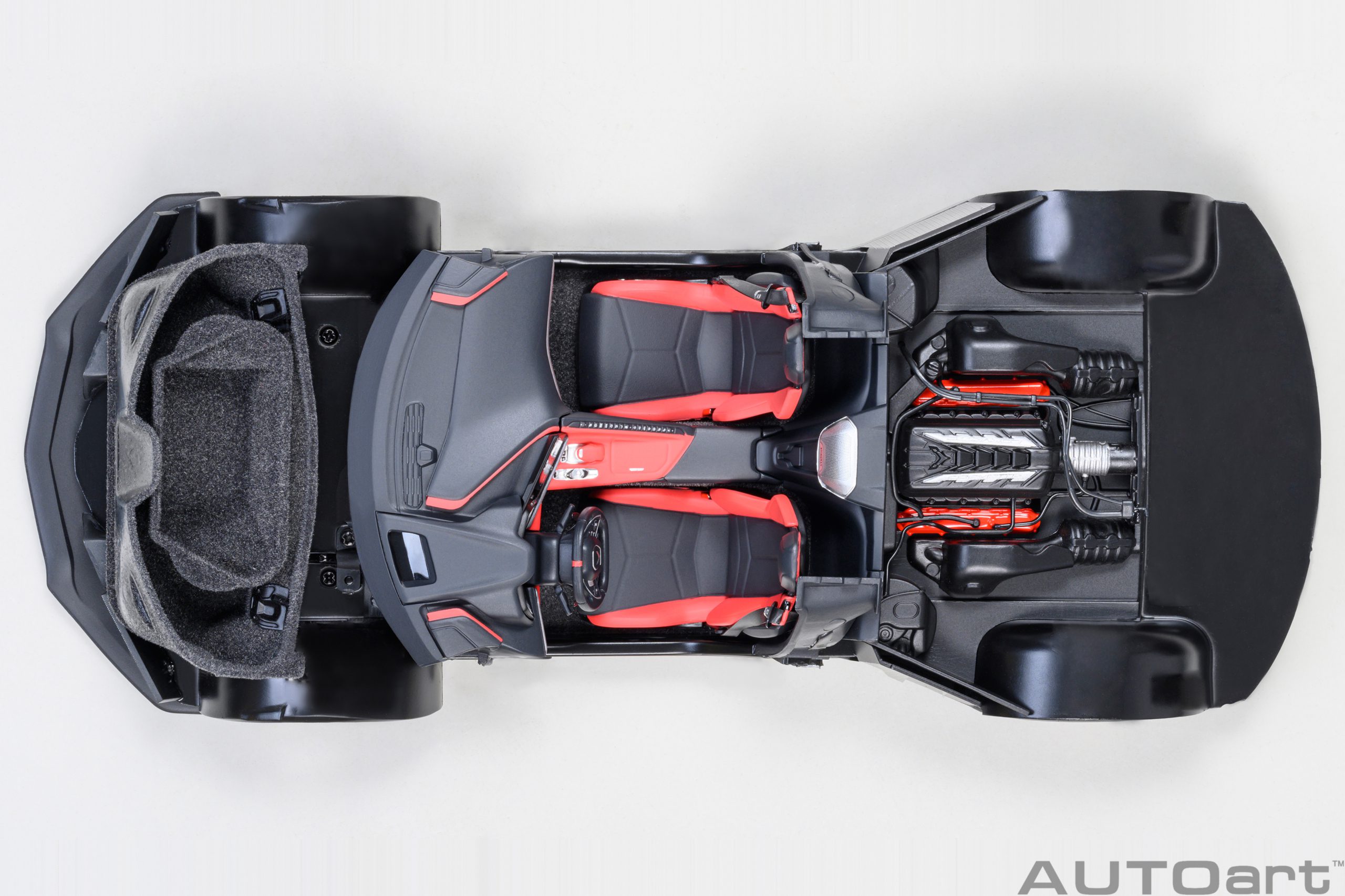 AUTOart Chevrolet Corvette C8 Stingray Z51 2020 1:18 - Torch Red - Image 17