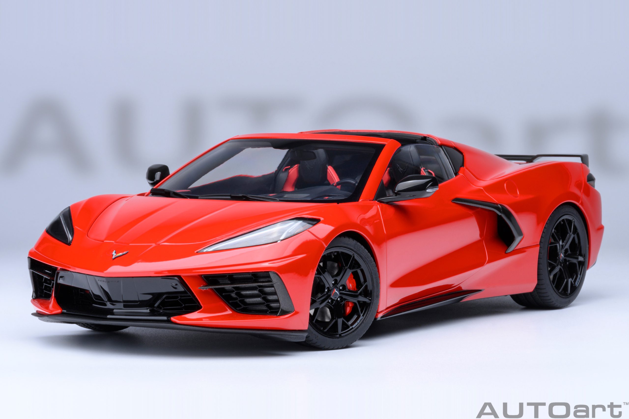 AUTOart Chevrolet Corvette C8 Stingray Z51 2020 1:18 - Torch Red - Image 19