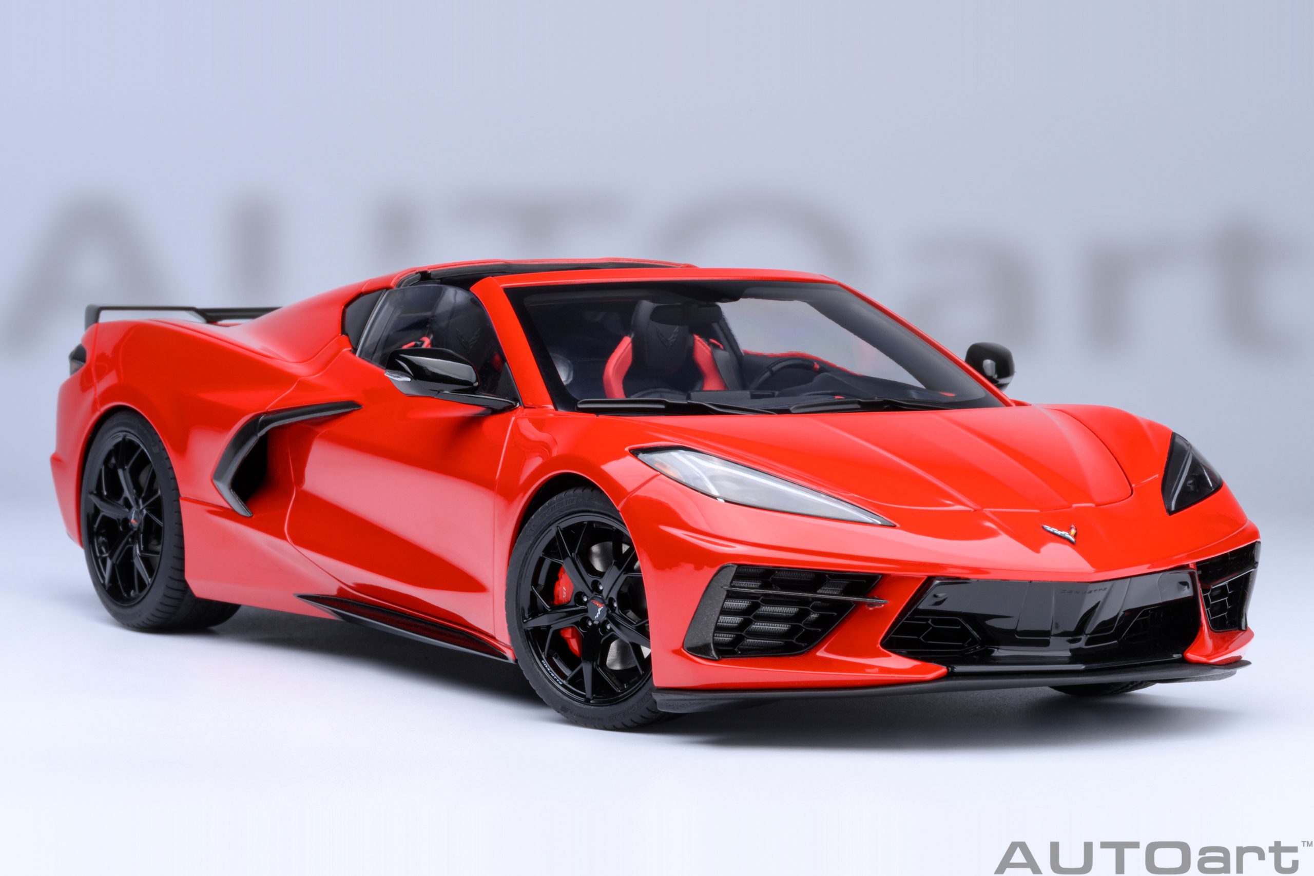 AUTOart Chevrolet Corvette C8 Stingray Z51 2020 1:18 - Torch Red - Image 20