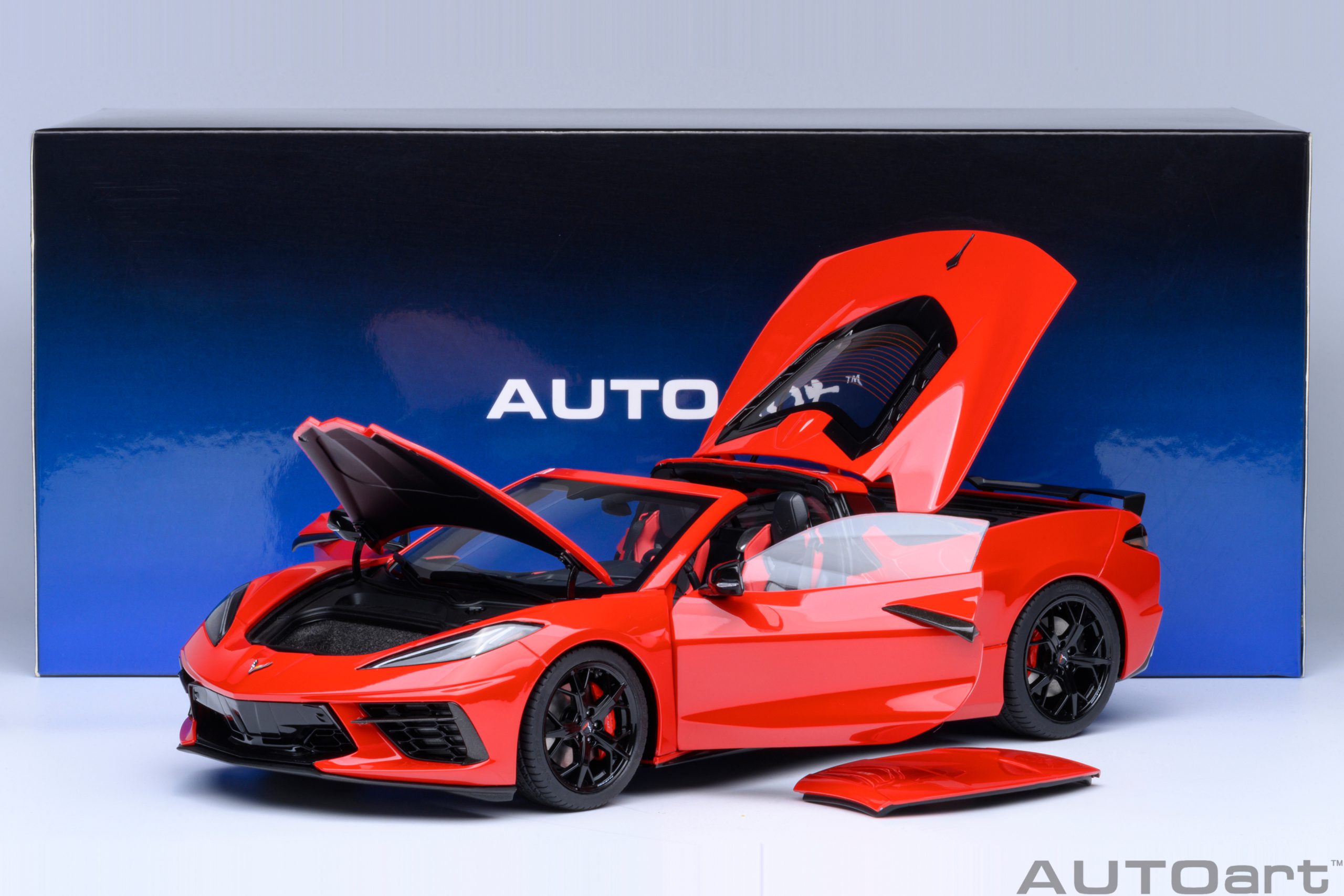 AUTOart Chevrolet Corvette C8 Stingray Z51 2020 1:18 - Torch Red - Image 23
