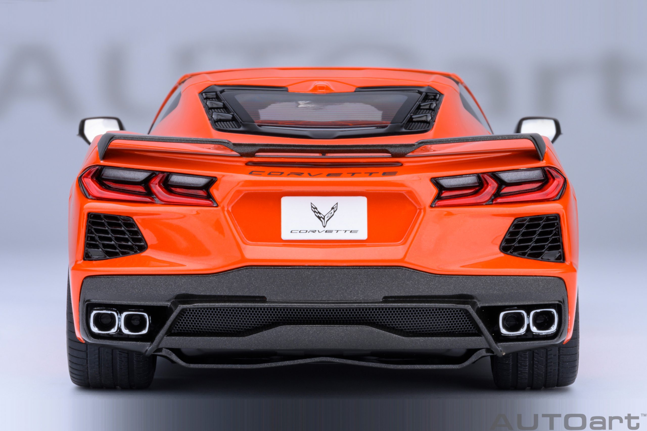 AUTOart Chevrolet Corvette C8 Stingray Z51 2020 1:18 - Sebring Orange - Image 8