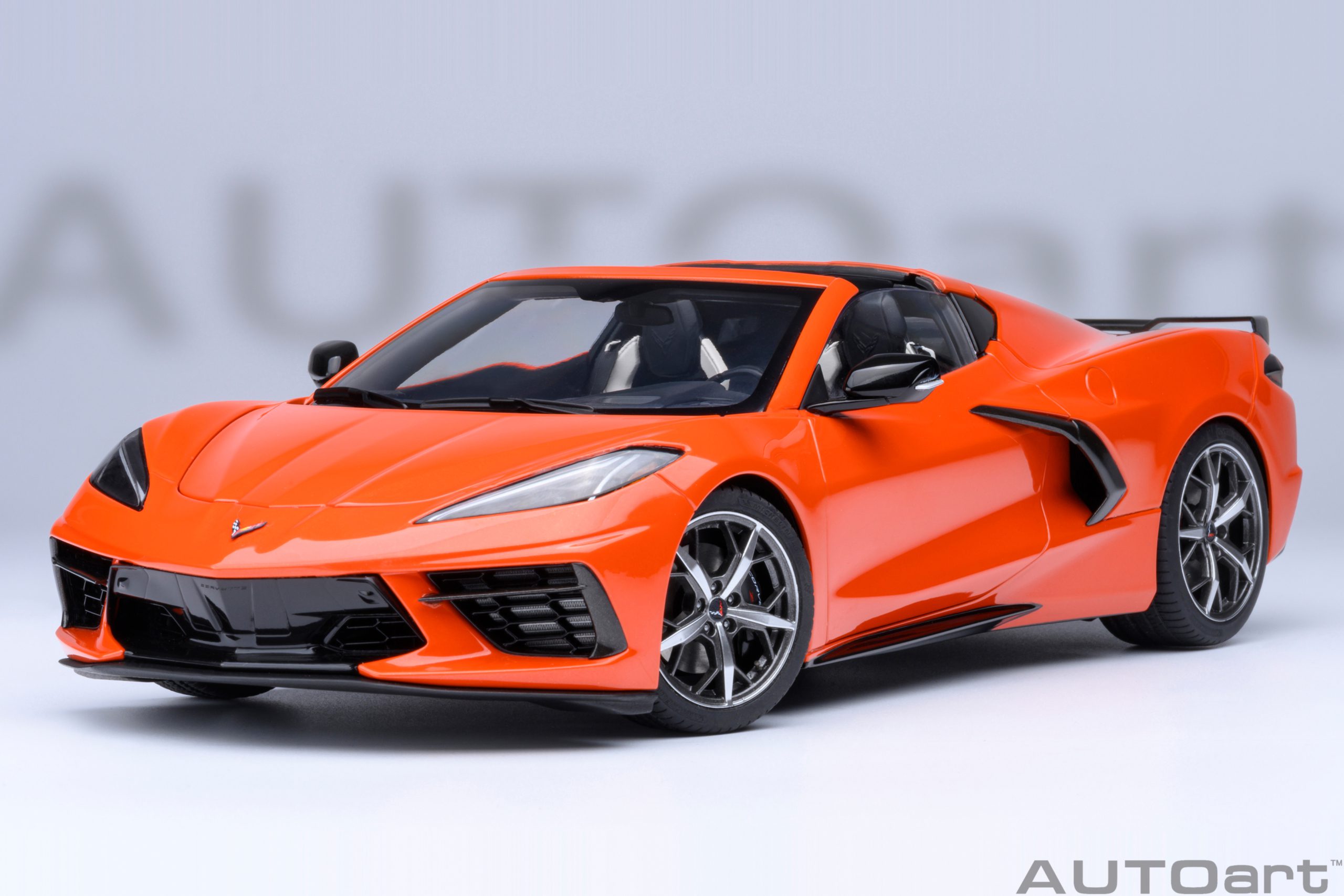 AUTOart Chevrolet Corvette C8 Stingray Z51 2020 1:18 - Sebring Orange - Image 19