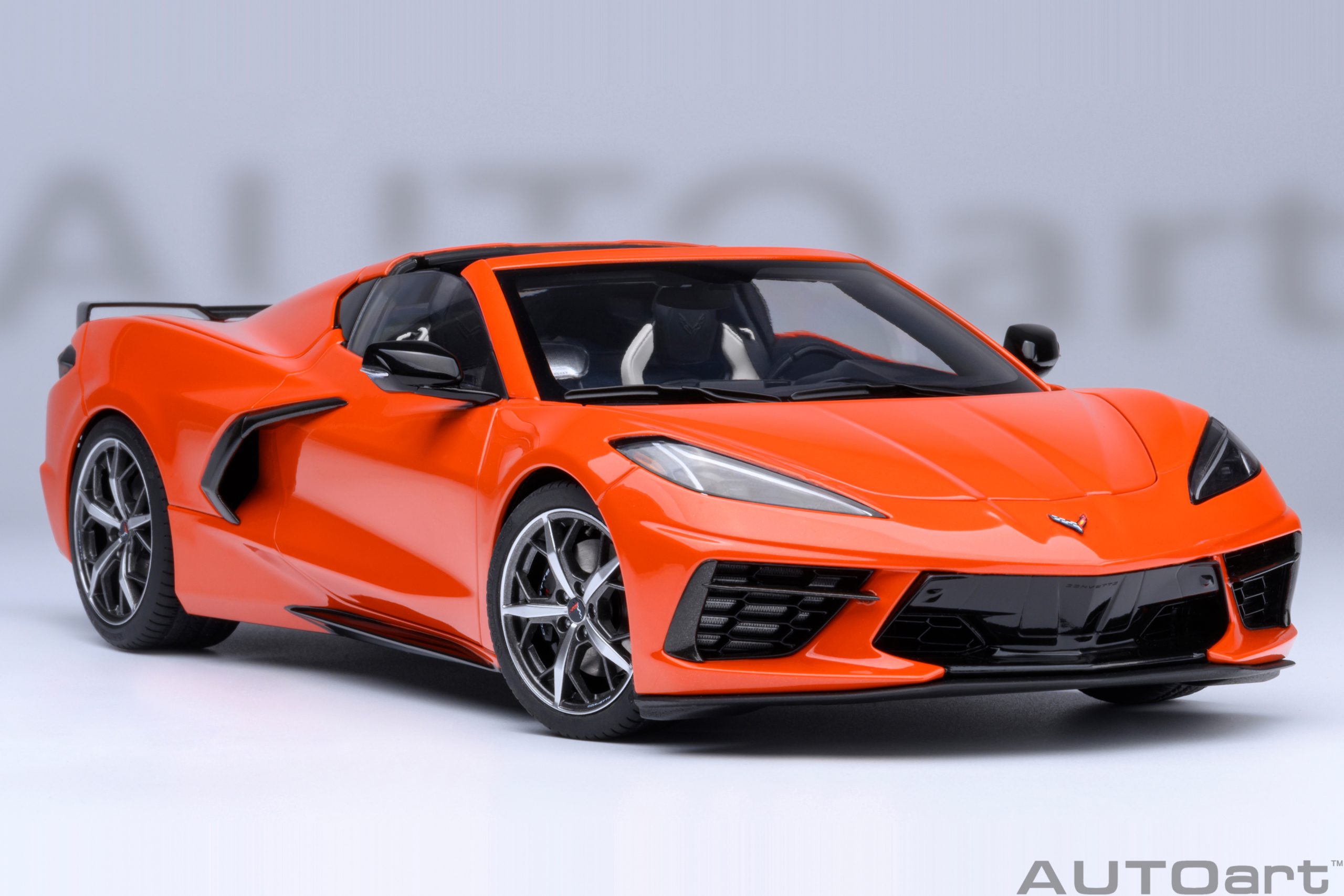 AUTOart Chevrolet Corvette C8 Stingray Z51 2020 1:18 - Sebring Orange - Image 20