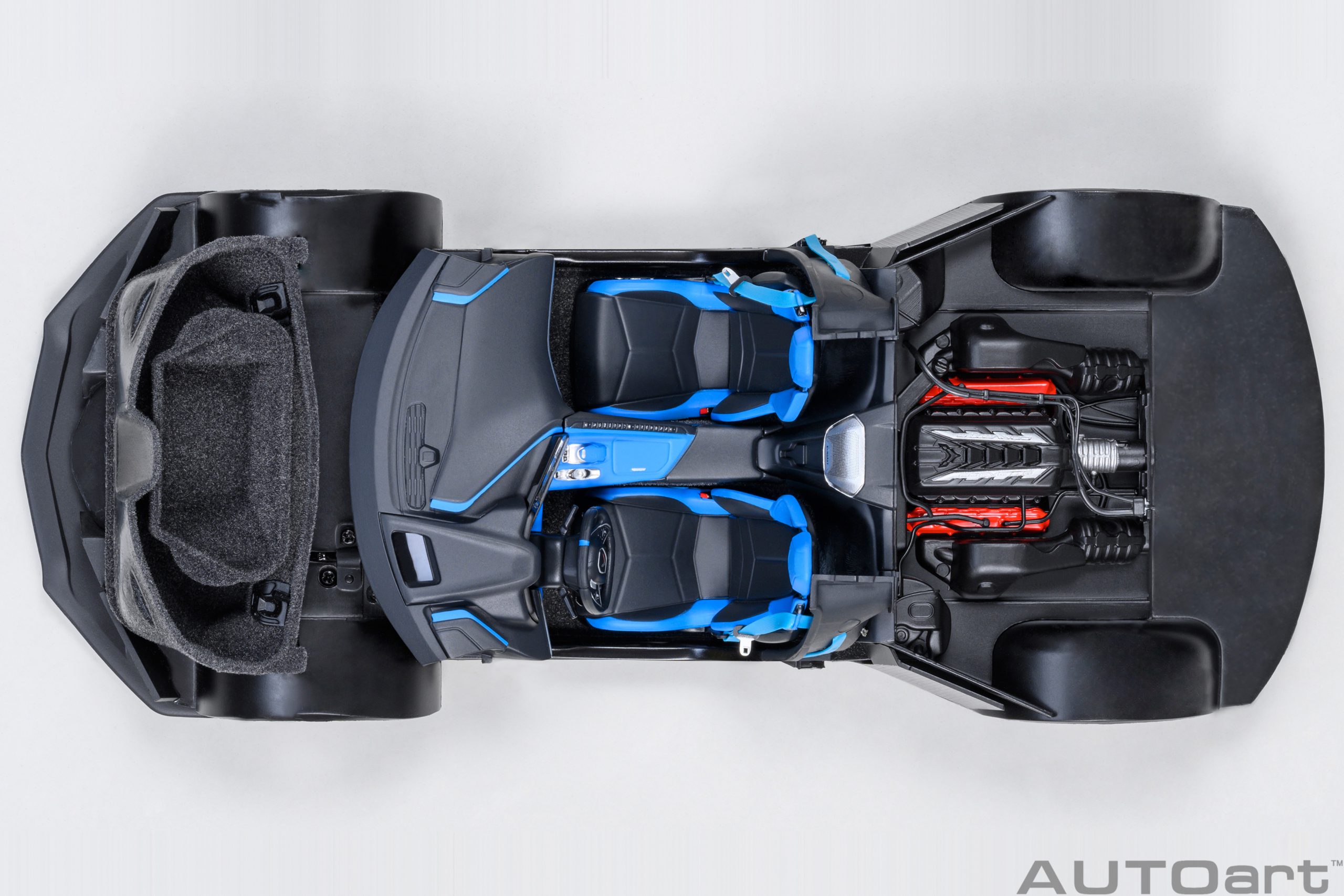 AUTOart Chevrolet Corvette C8 Stingray Z51 1:18 - Ceramic Matrix Grey Metallic - Immagine 17