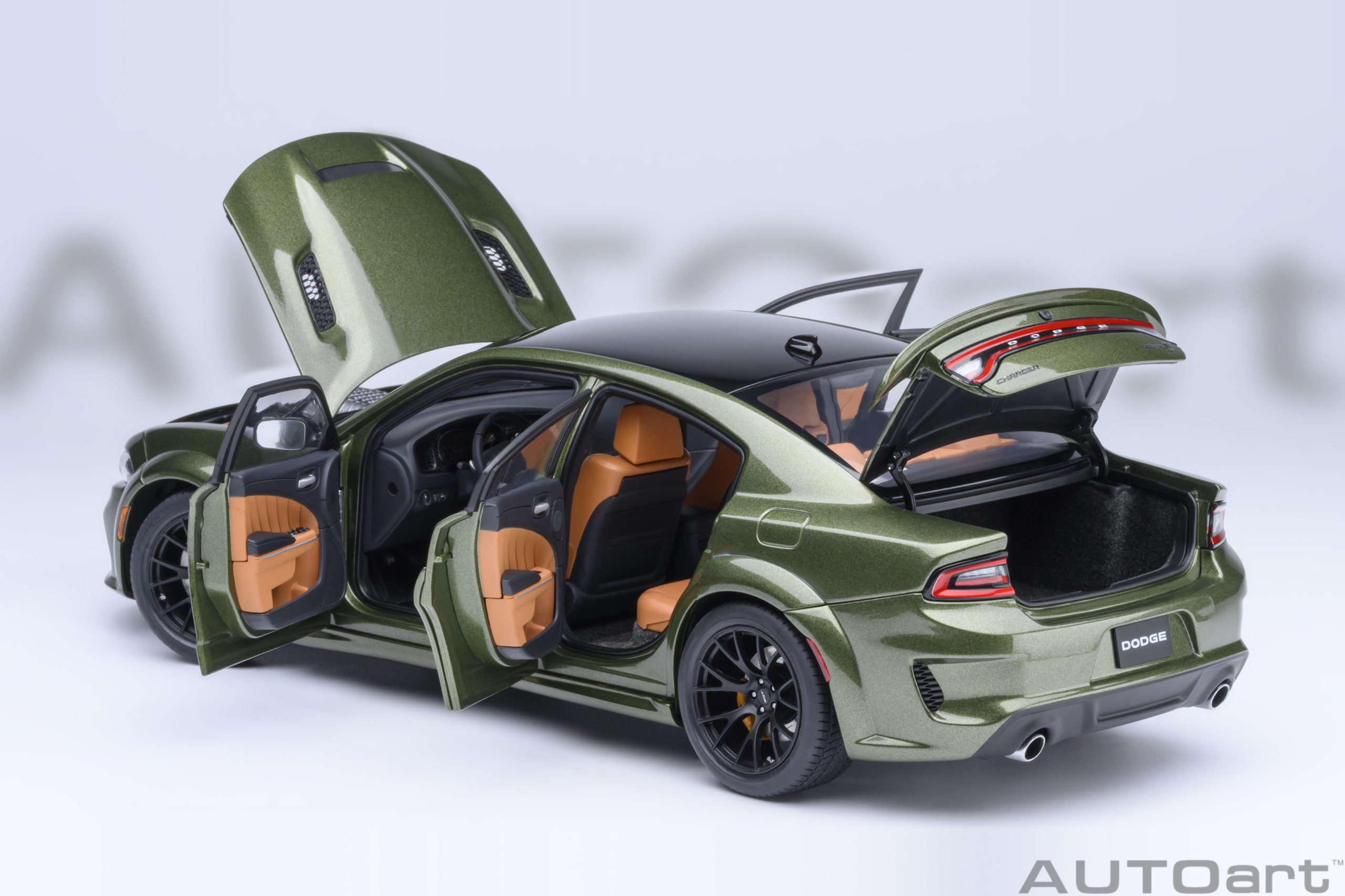 AUTOart Dodge Charger SRT Hellcat Redeye Jailbreak 1:18 - F8 Green - Image 16