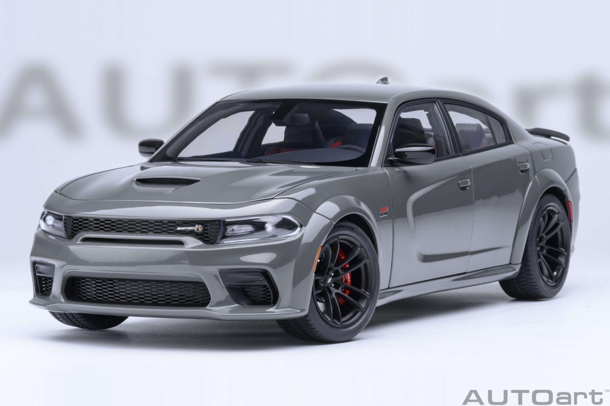 AUTOart Dodge Charger Scat Pack Widebody 1:18 - Destroyer Grey - Image 18