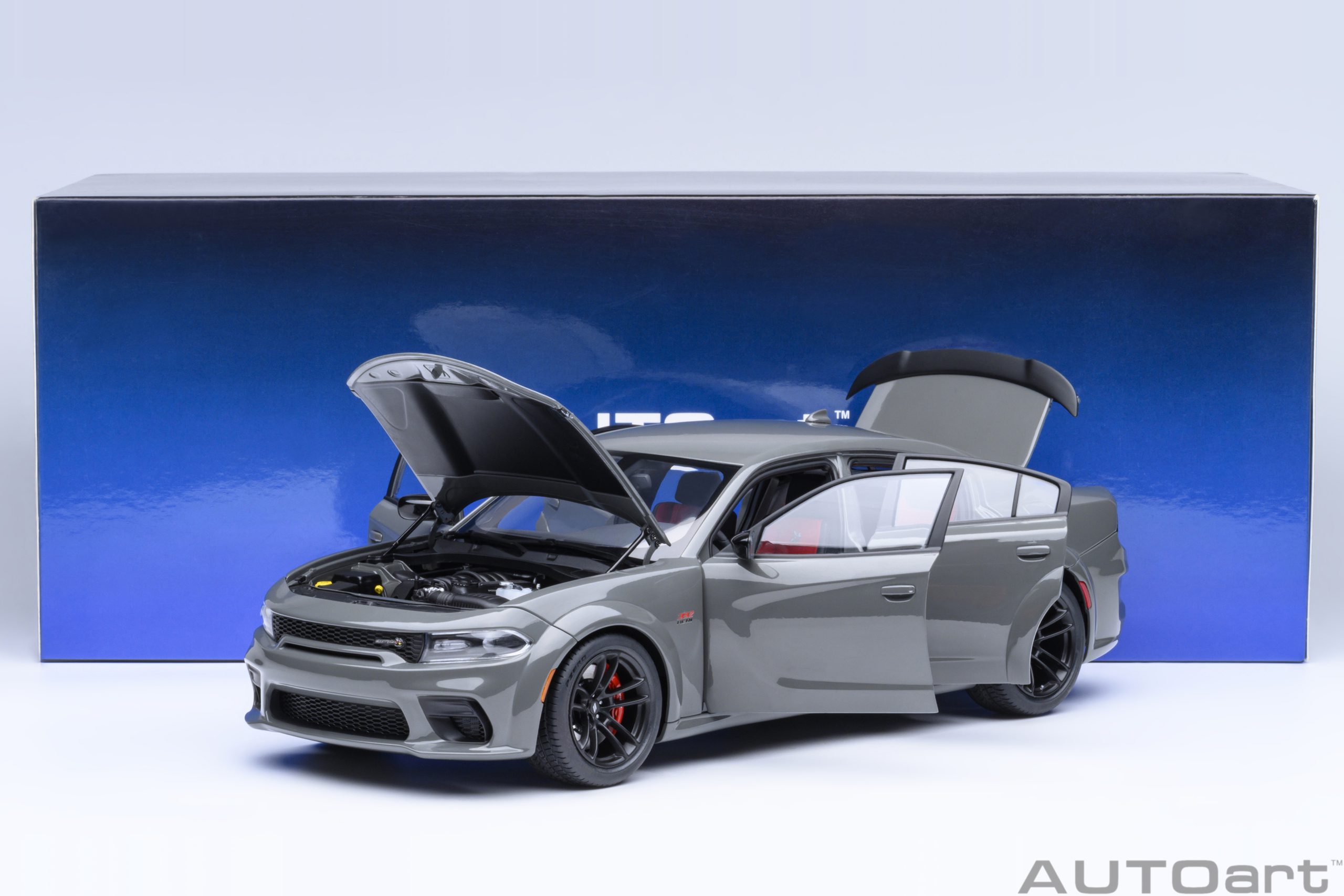 AUTOart Dodge Charger Scat Pack Widebody 1:18 - Destroyer Grey - Image 21