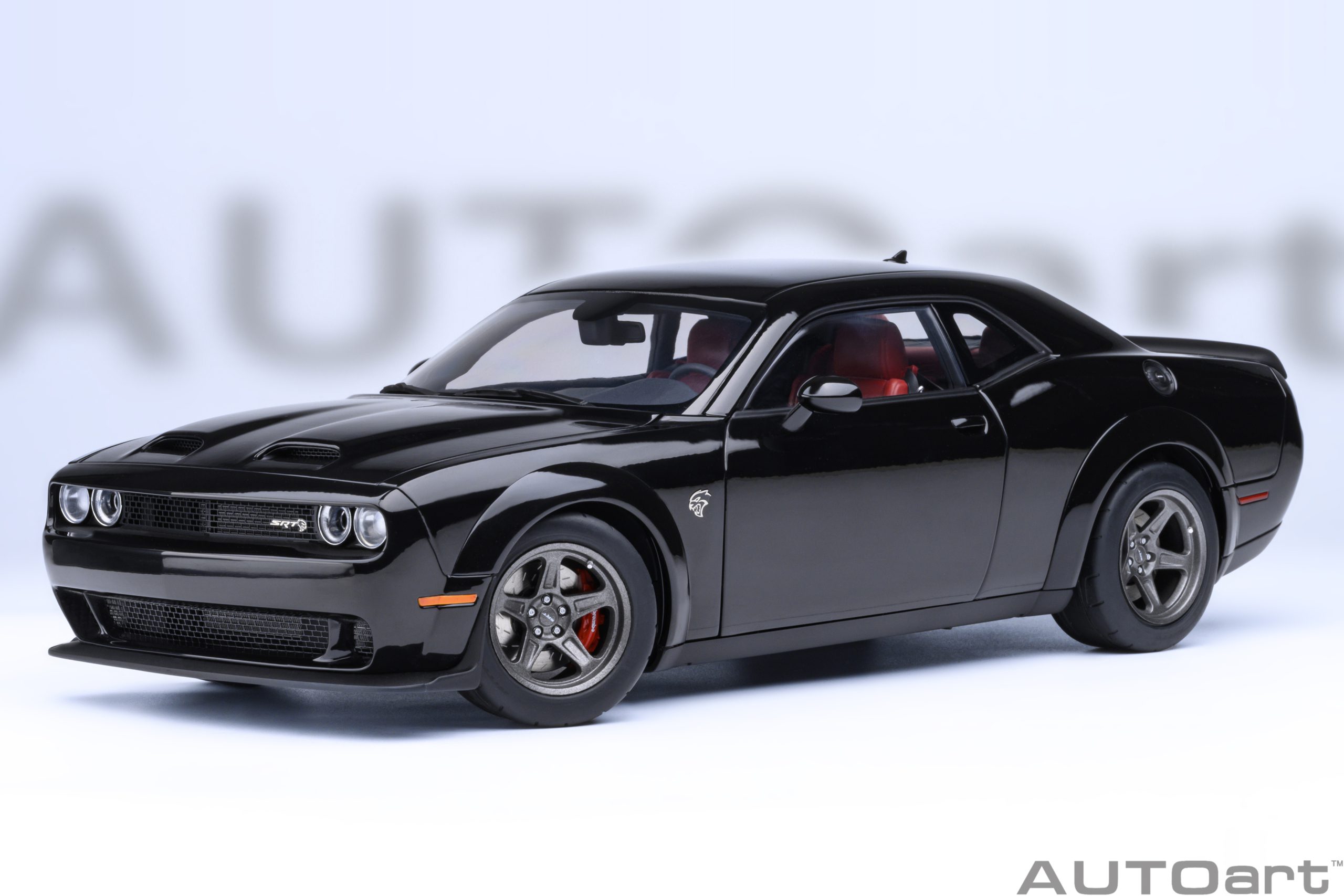 AUTOart Dodge Challenger SRT Super Stock 2023 1:18 - Nero Opaco
