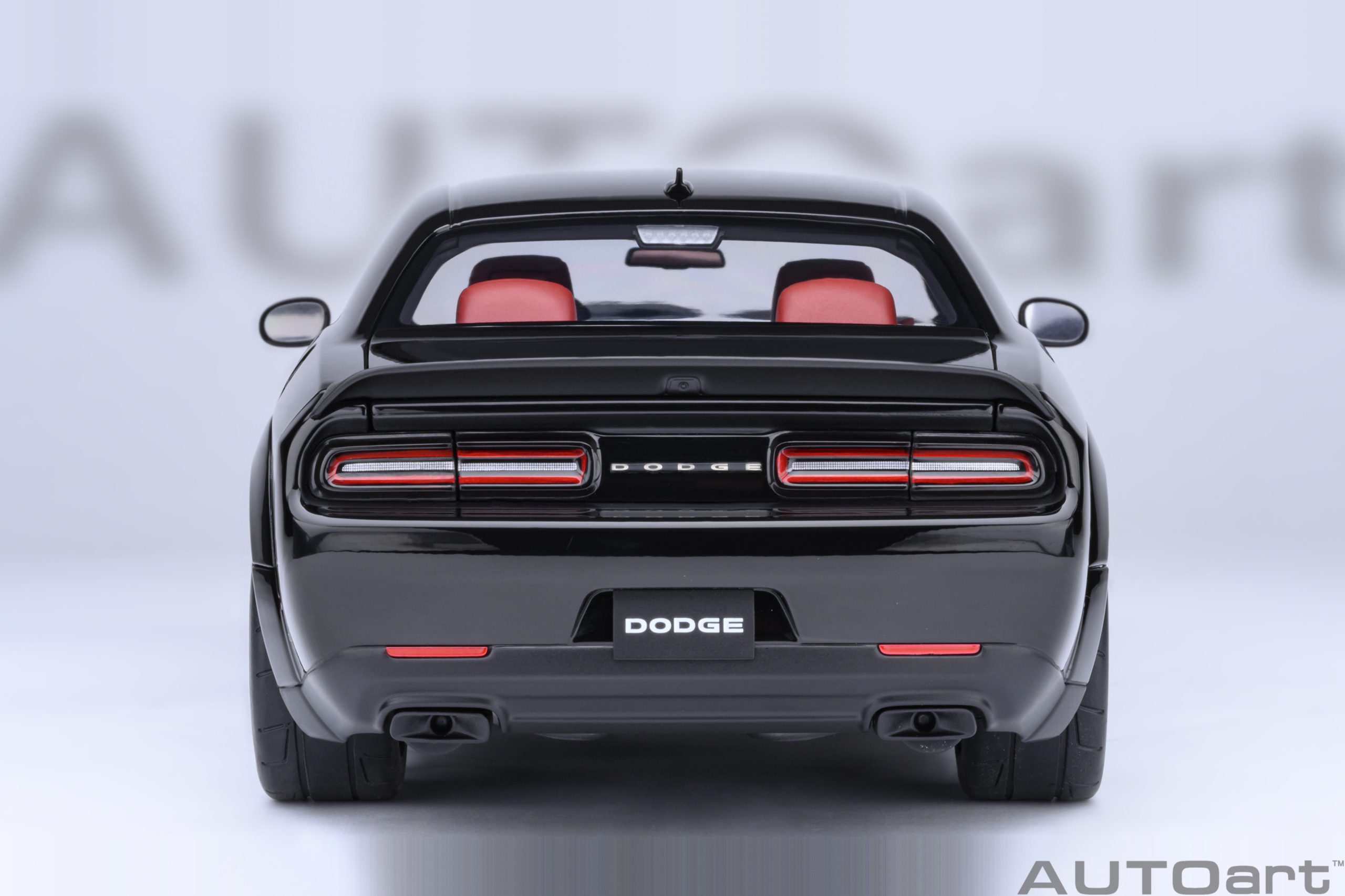 AUTOart Dodge Challenger SRT Super Stock 2023 1:18 - Pitch Black - Immagine 6
