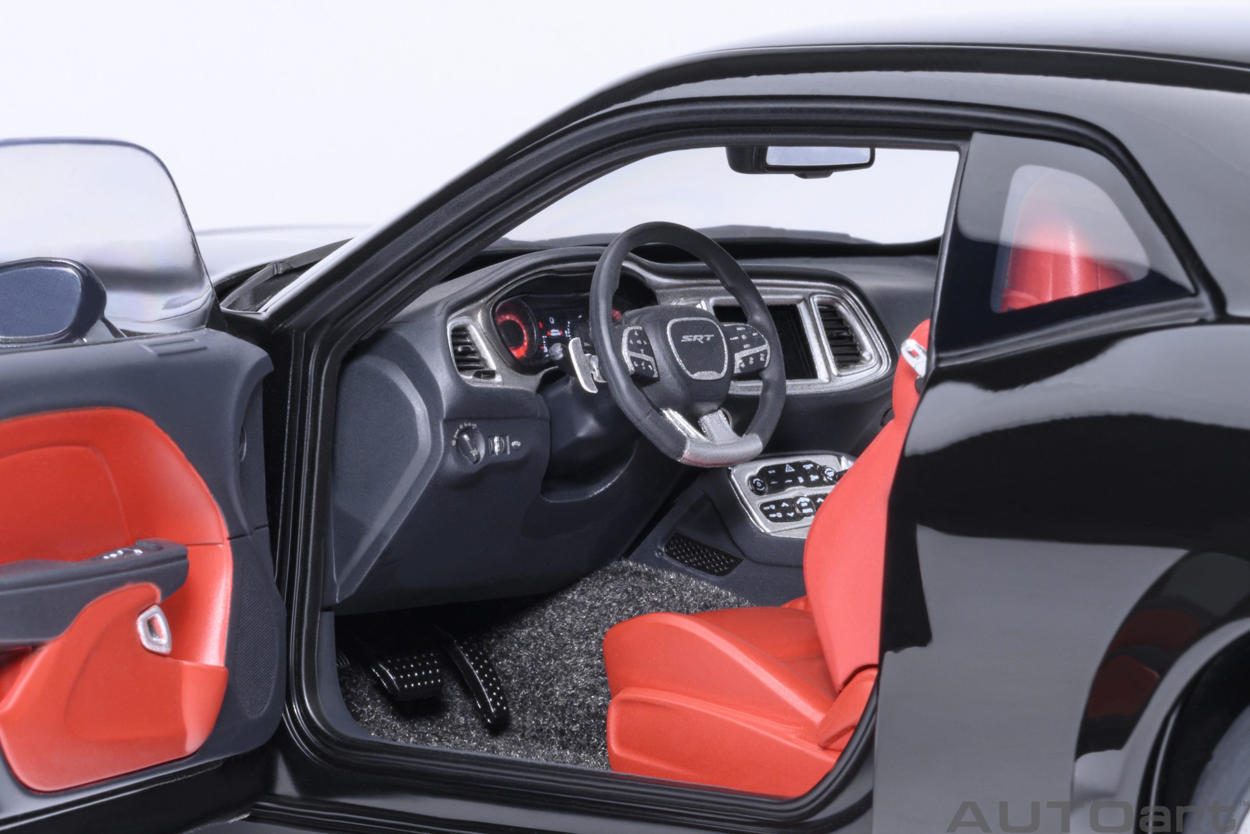 AUTOart Dodge Challenger SRT Super Stock 2023 1:18 - Pitch Black - Immagine 9