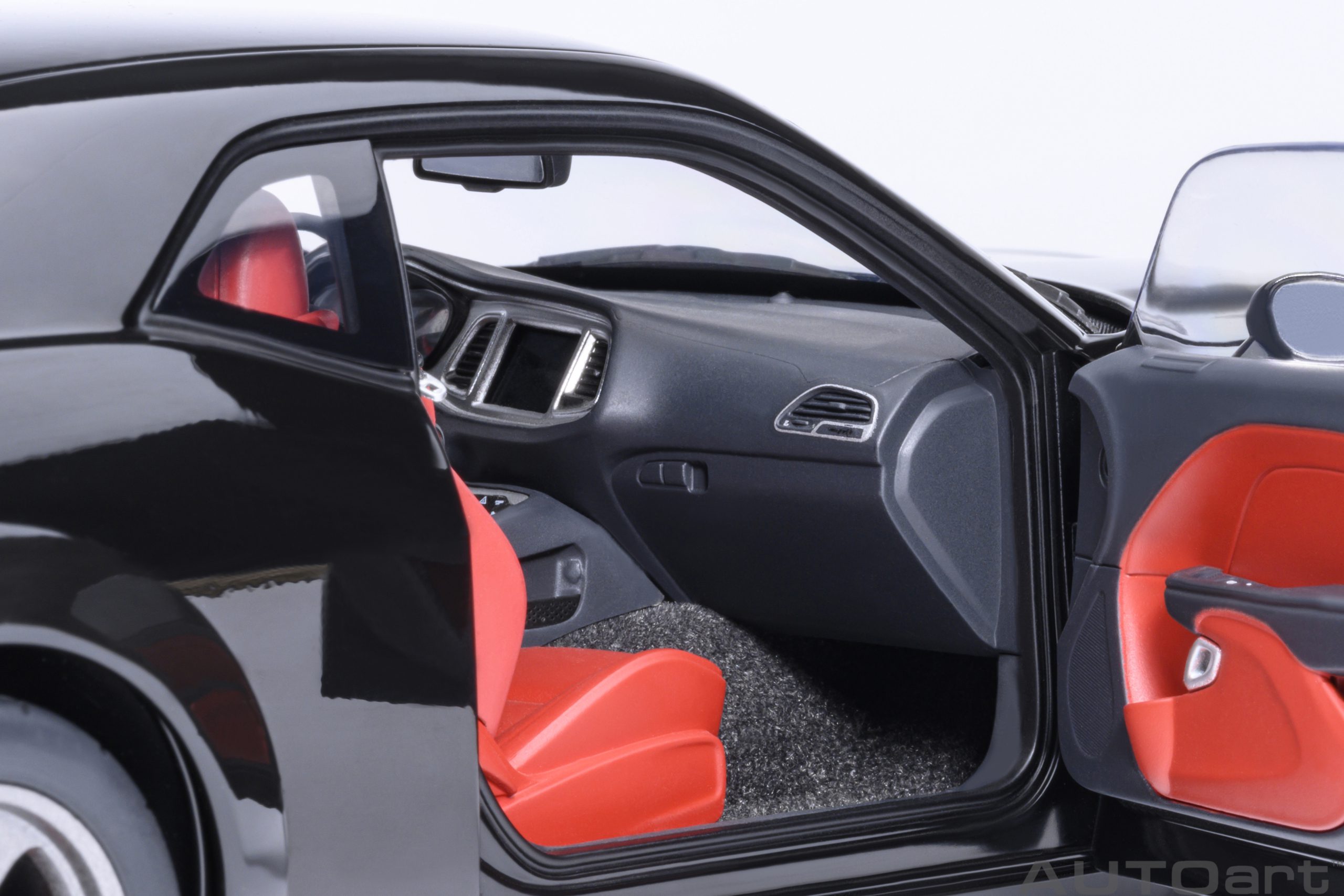AUTOart Dodge Challenger SRT Super Stock 2023 1:18 - Pitch Black - Immagine 10