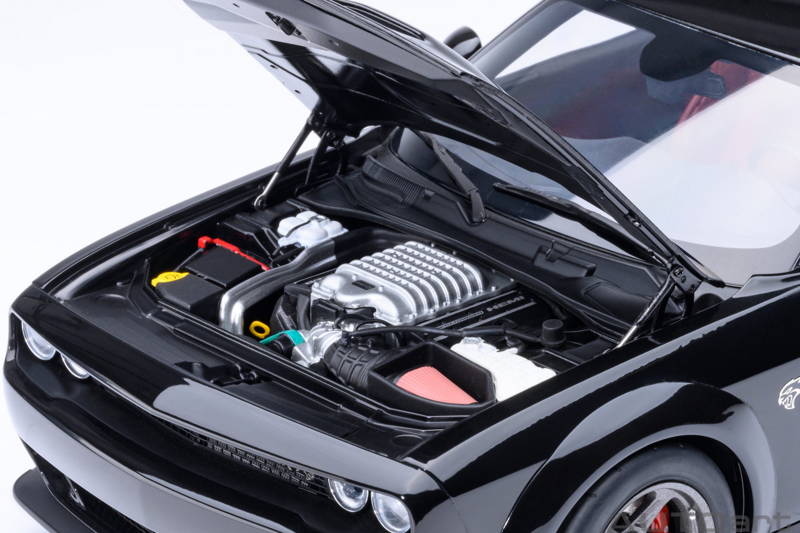 AUTOart Dodge Challenger SRT Super Stock 2023 1:18 - Pitch Black - Immagine 11
