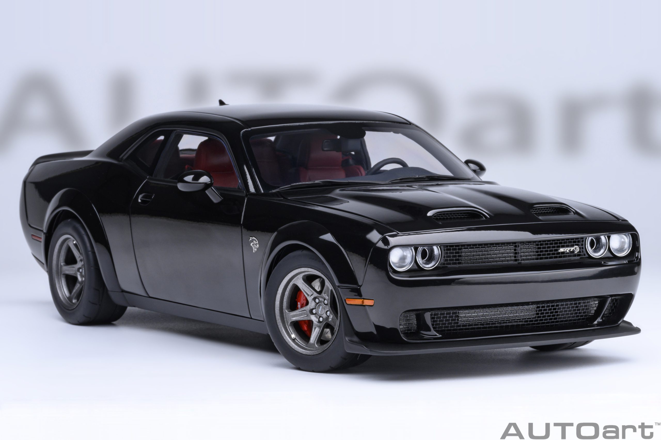 AUTOart Dodge Challenger SRT Super Stock 2023 1:18 - Pitch Black - Immagine 17