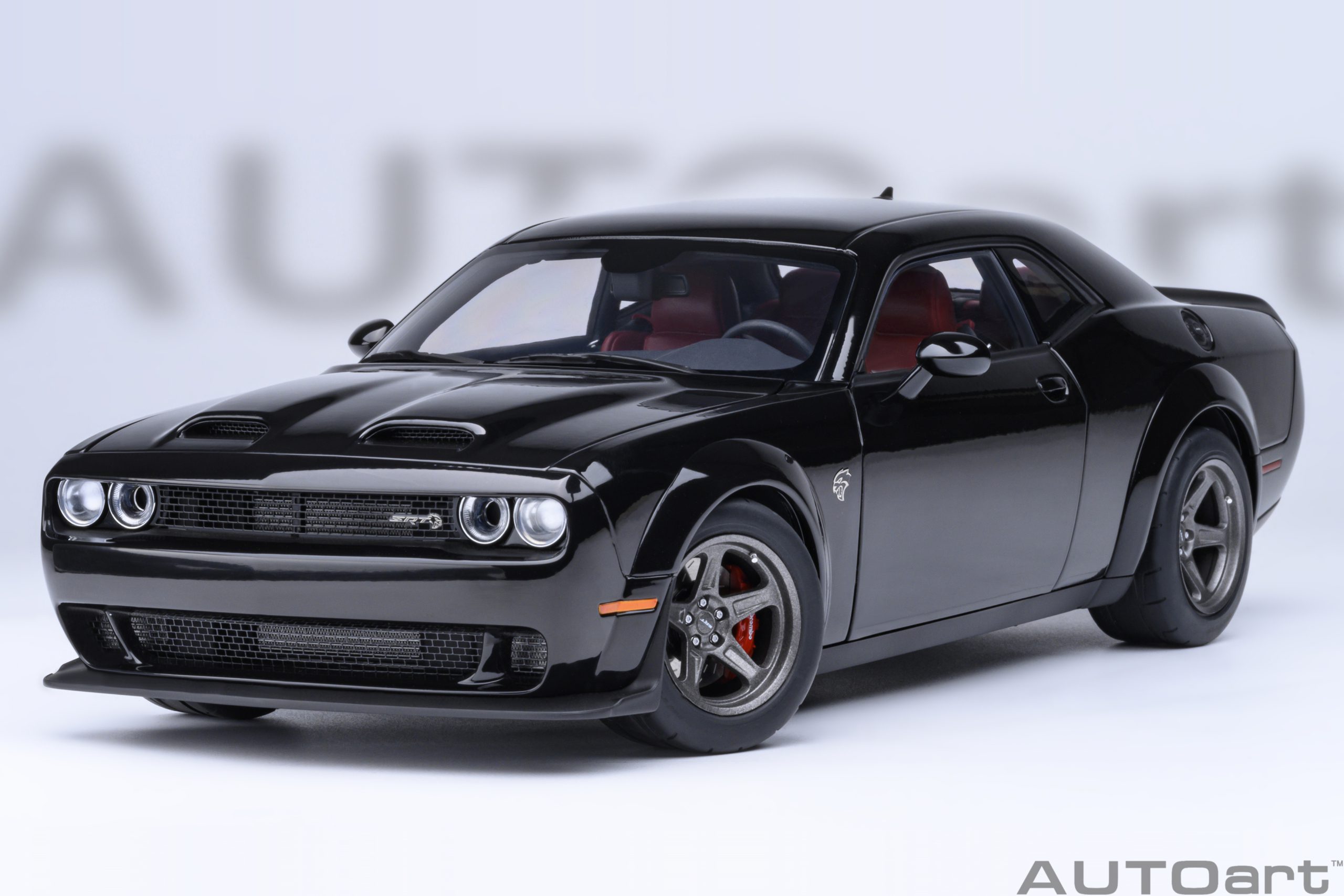 AUTOart Dodge Challenger SRT Super Stock 2023 1:18 - Pitch Black - Immagine 18