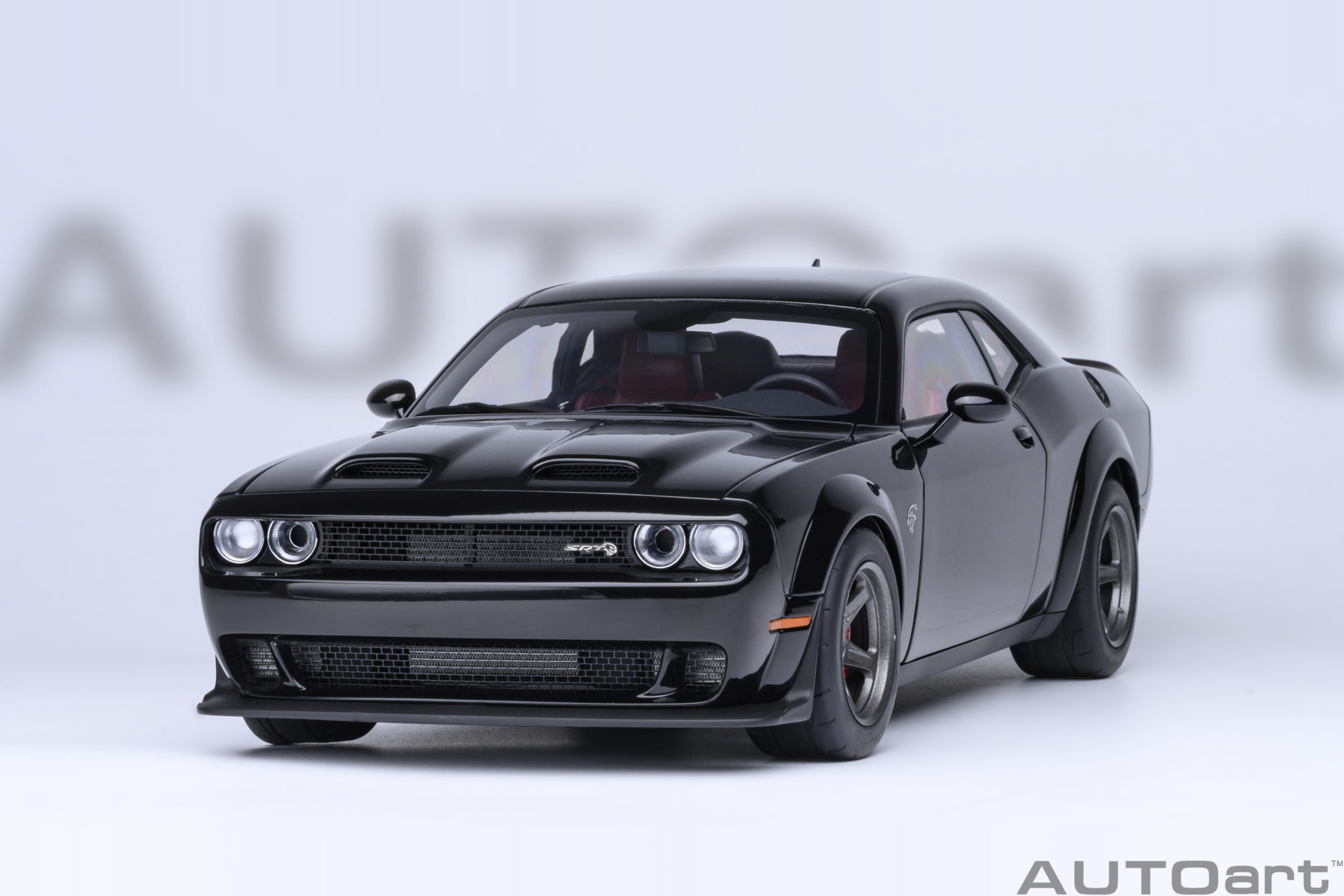 AUTOart Dodge Challenger SRT Super Stock 2023 1:18 - Pitch Black - Immagine 19
