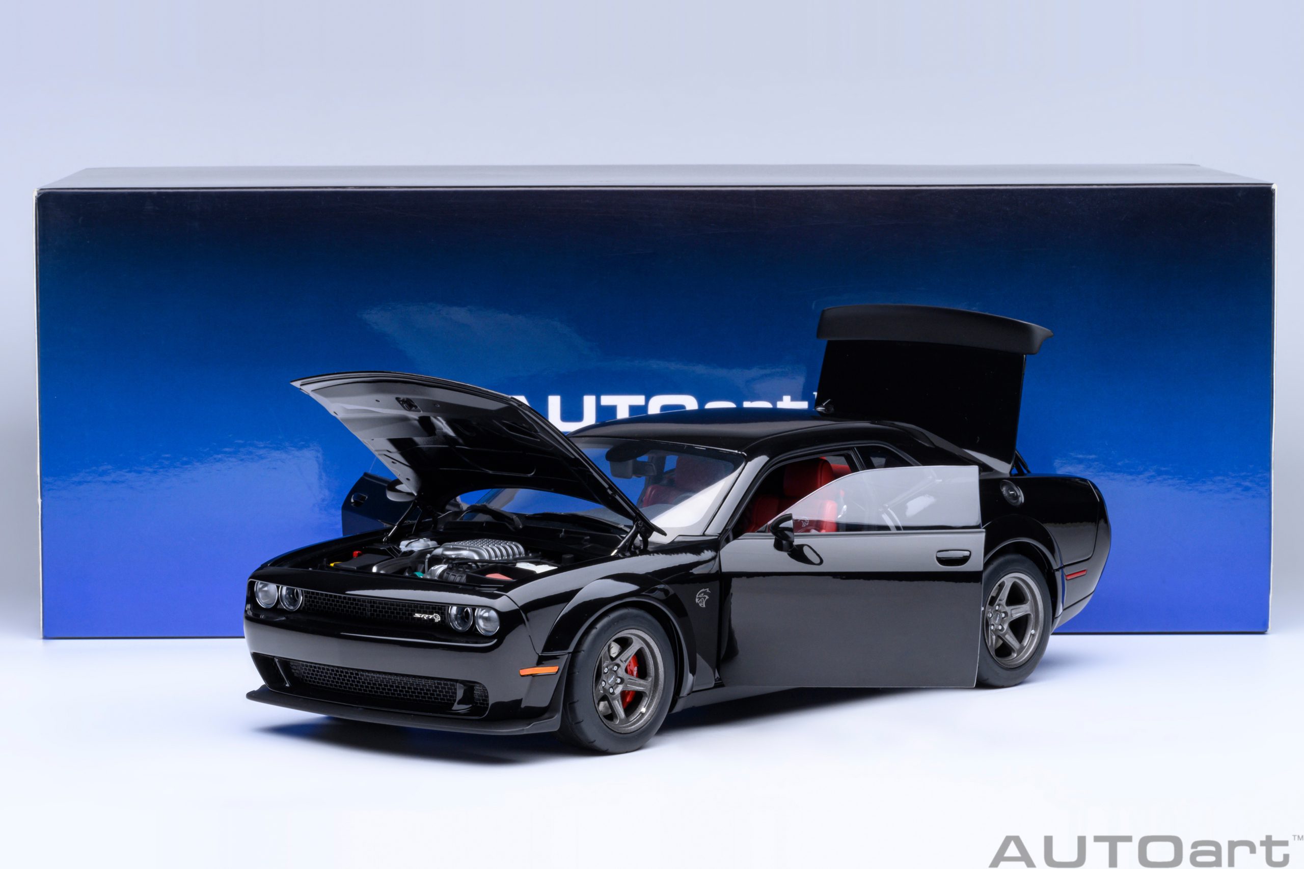 AUTOart Dodge Challenger SRT Super Stock 2023 1:18 - Pitch Black - Immagine 21