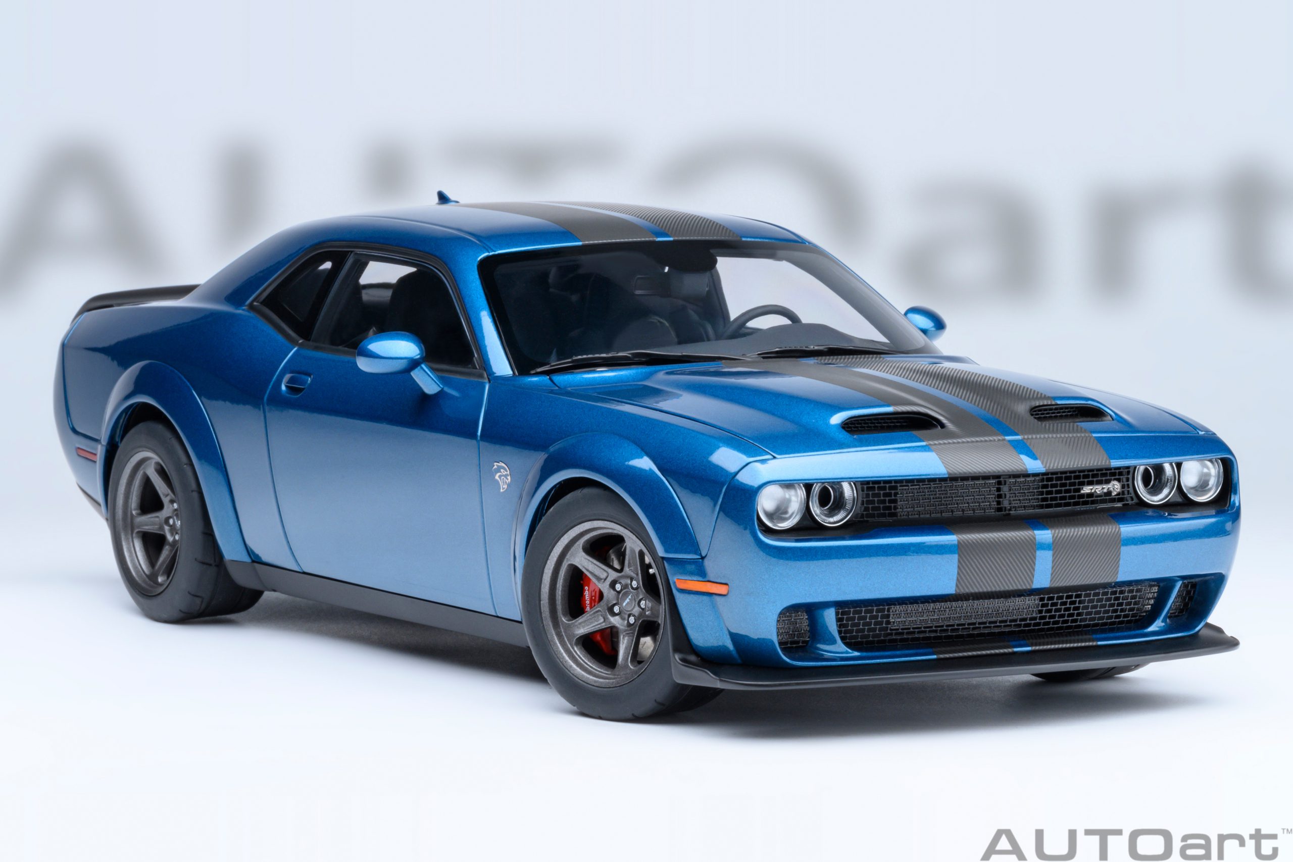 AUTOart Dodge Challenger SRT Super Stock 2023 1:18 - Frostbite - Image 18