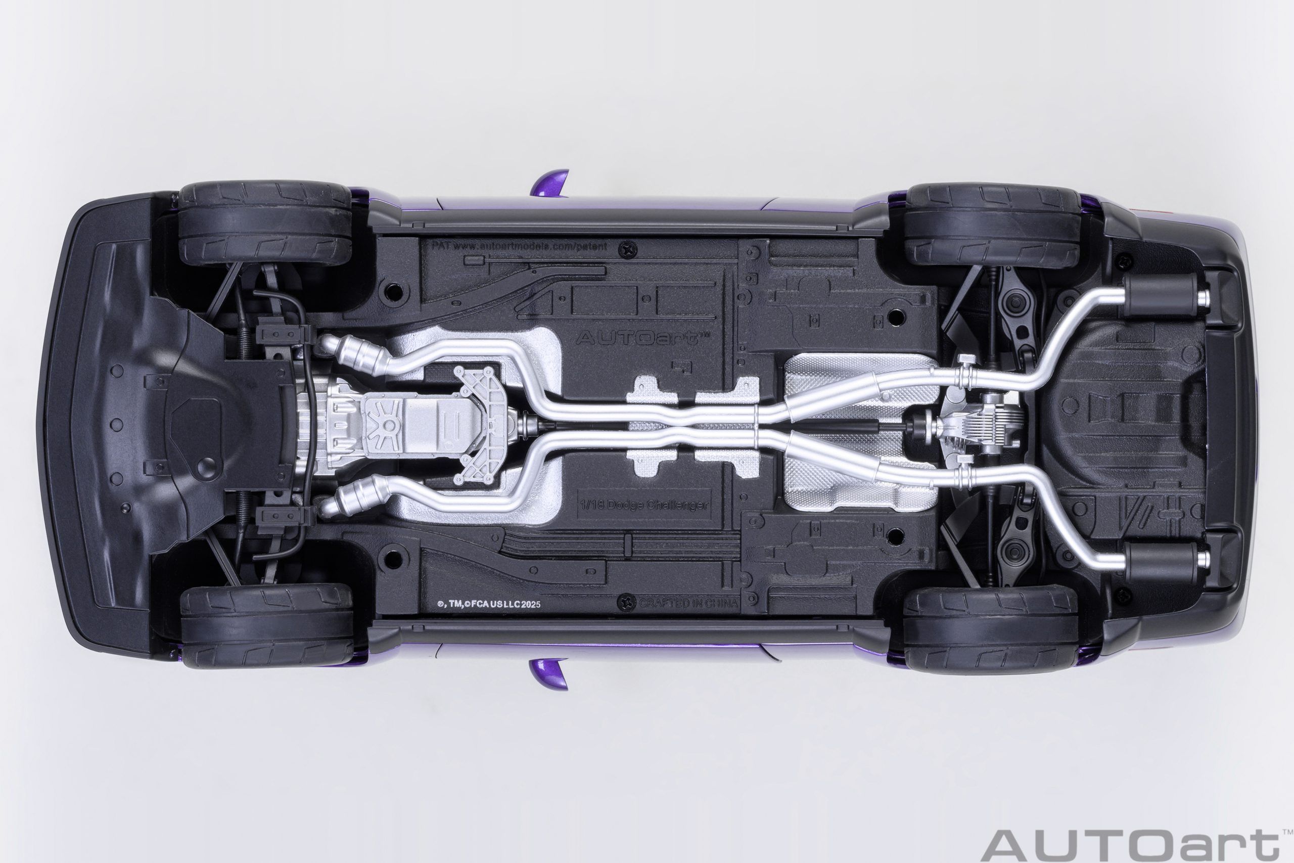 AUTOart Dodge Challenger SRT Super Stock 2023 1:18 - Plum Crazy - Image 8