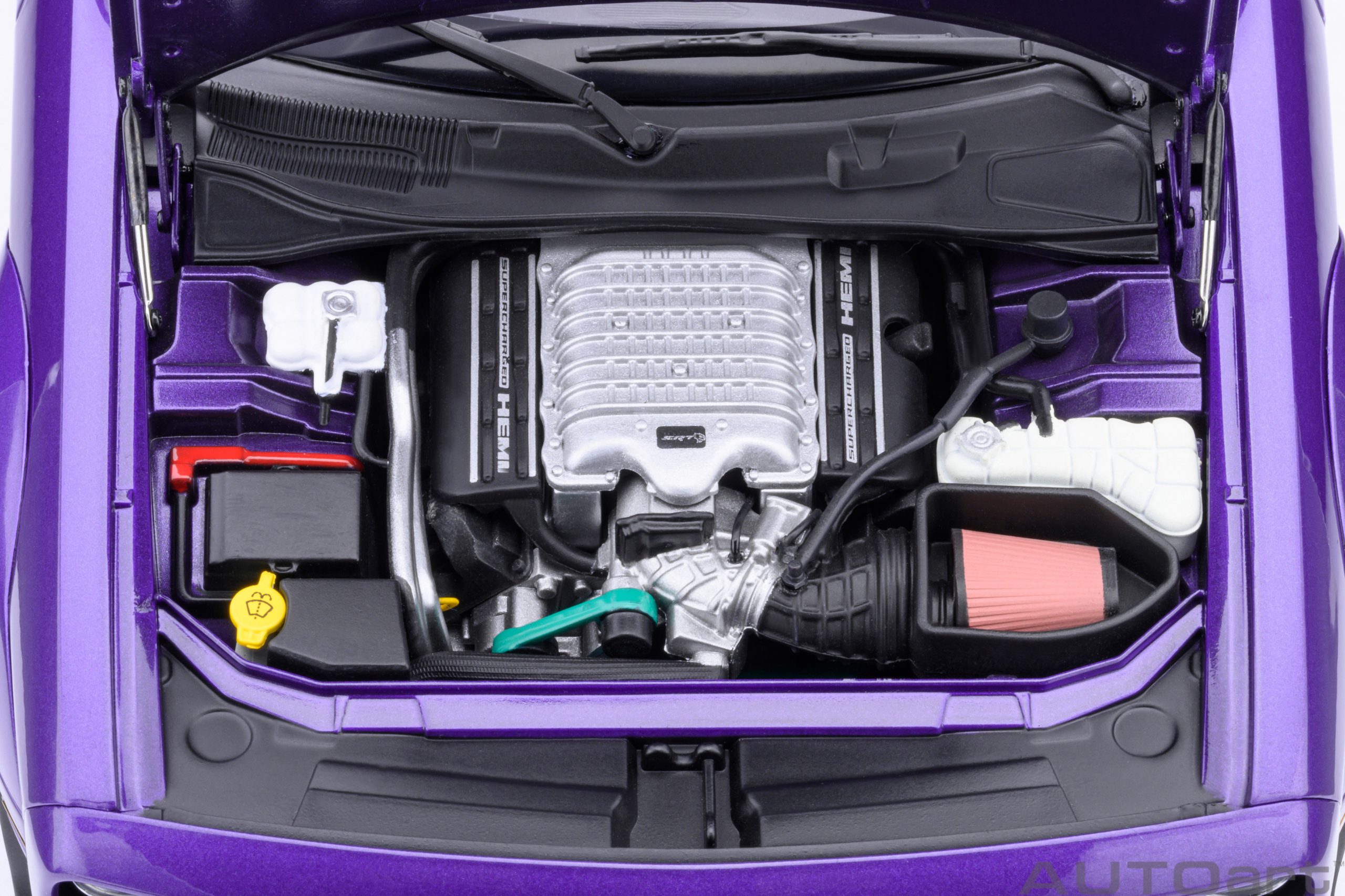 AUTOart Dodge Challenger SRT Super Stock 2023 1:18 - Plum Crazy - Image 12