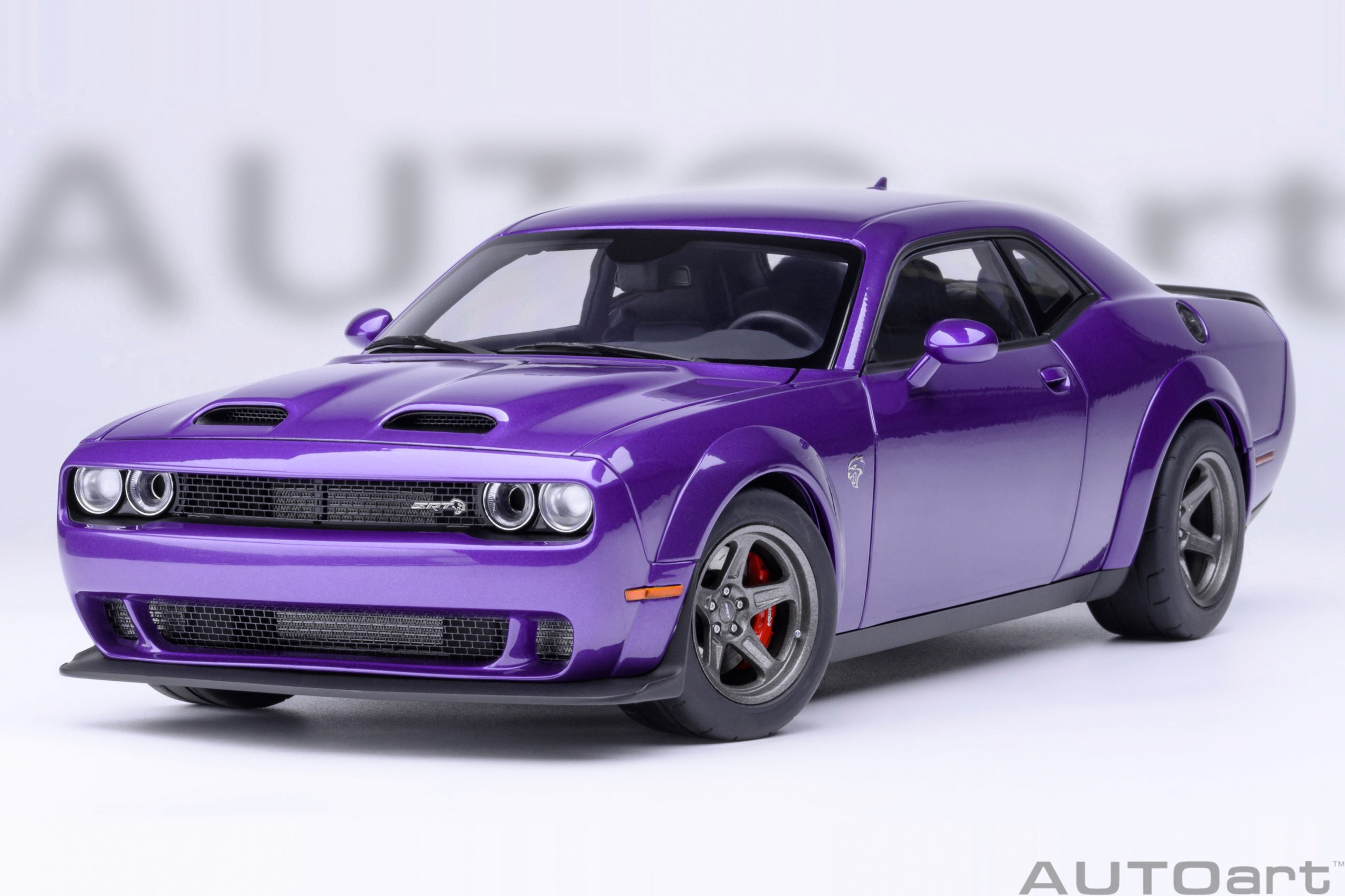 AUTOart Dodge Challenger SRT Super Stock 2023 1:18 - Plum Crazy - Image 17