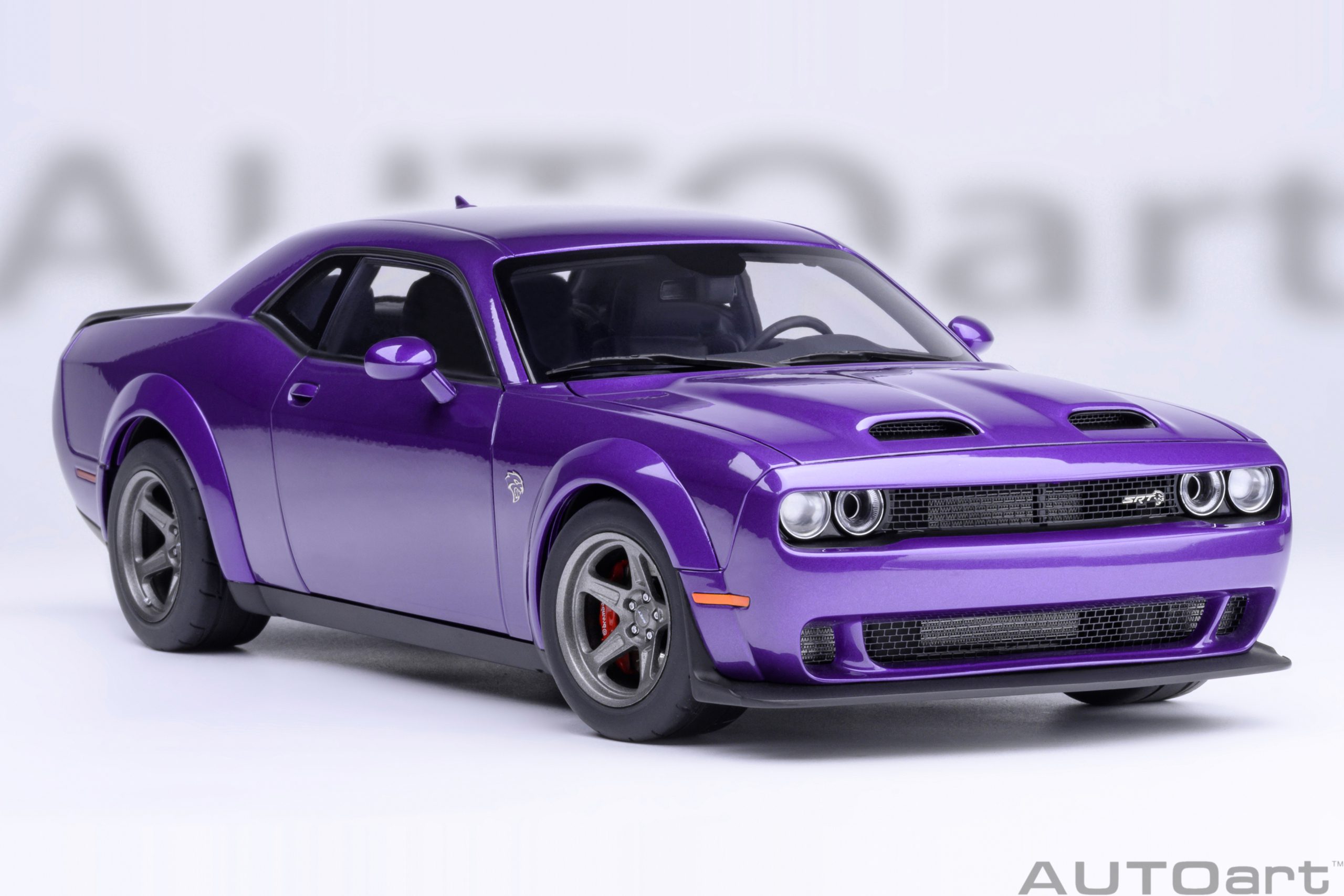 AUTOart Dodge Challenger SRT Super Stock 2023 1:18 - Plum Crazy - Image 18