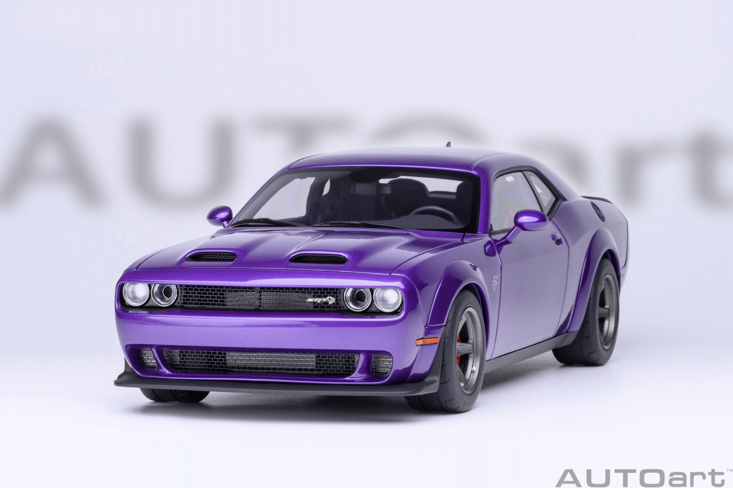 AUTOart Dodge Challenger SRT Super Stock 2023 1:18 - Plum Crazy - Image 19
