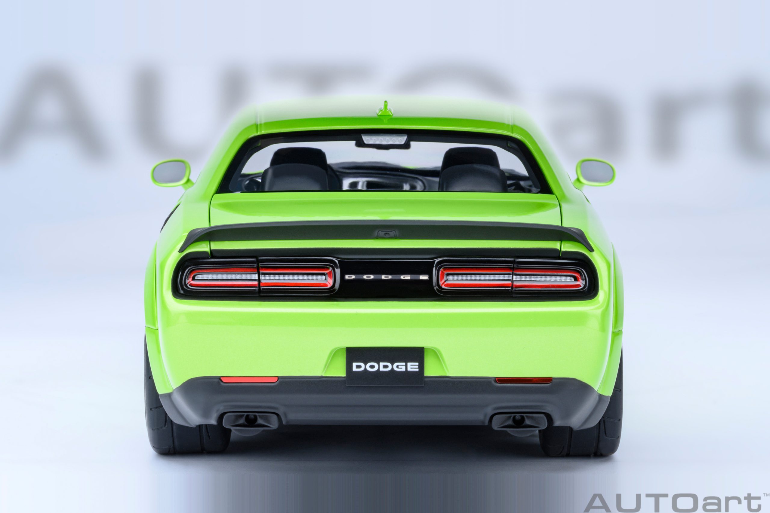 AUTOart Dodge Challenger SRT Super Stock 2023 1:18 - Sublime Green - Image 6