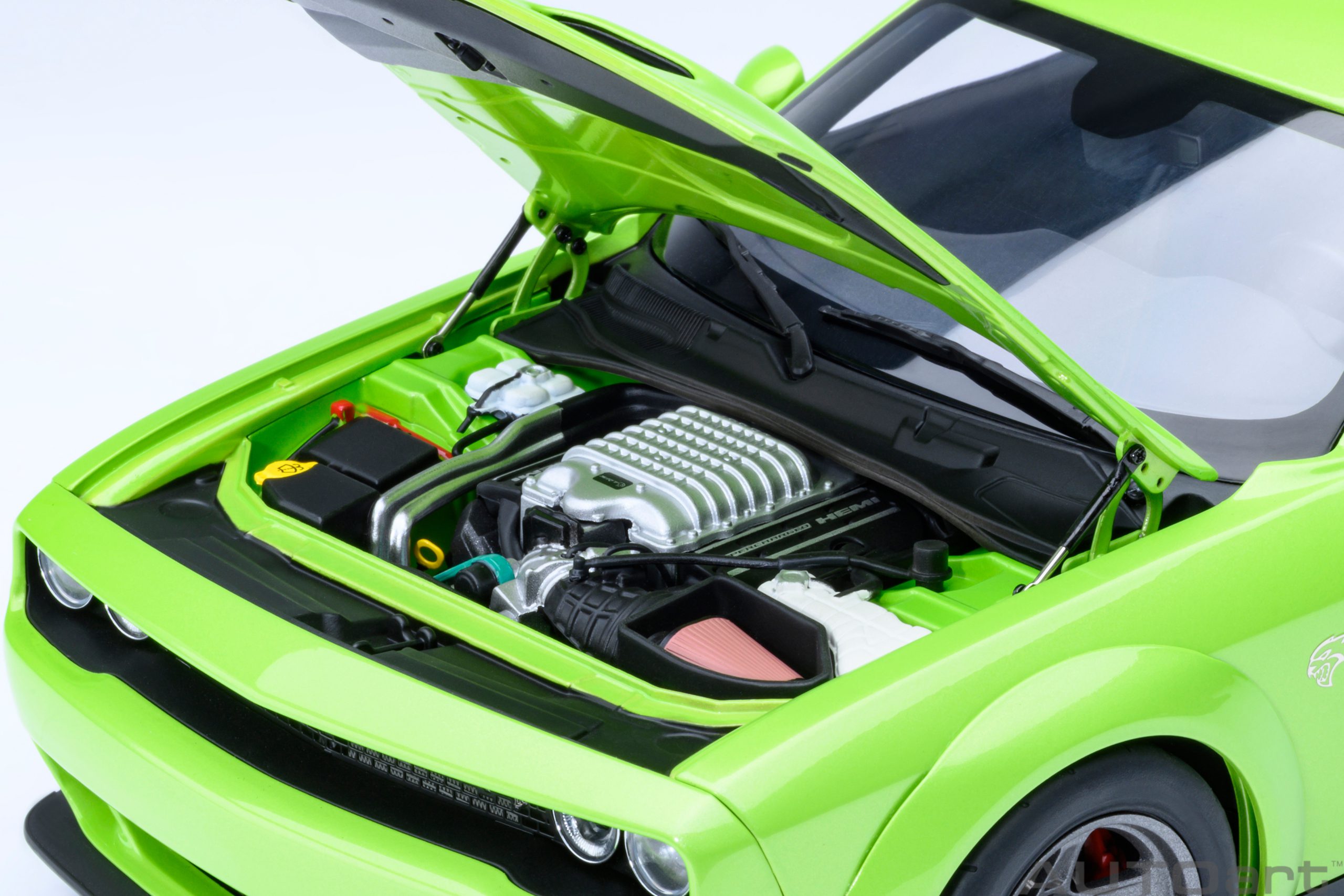 AUTOart Dodge Challenger SRT Super Stock 2023 1:18 - Sublime Green - Image 11