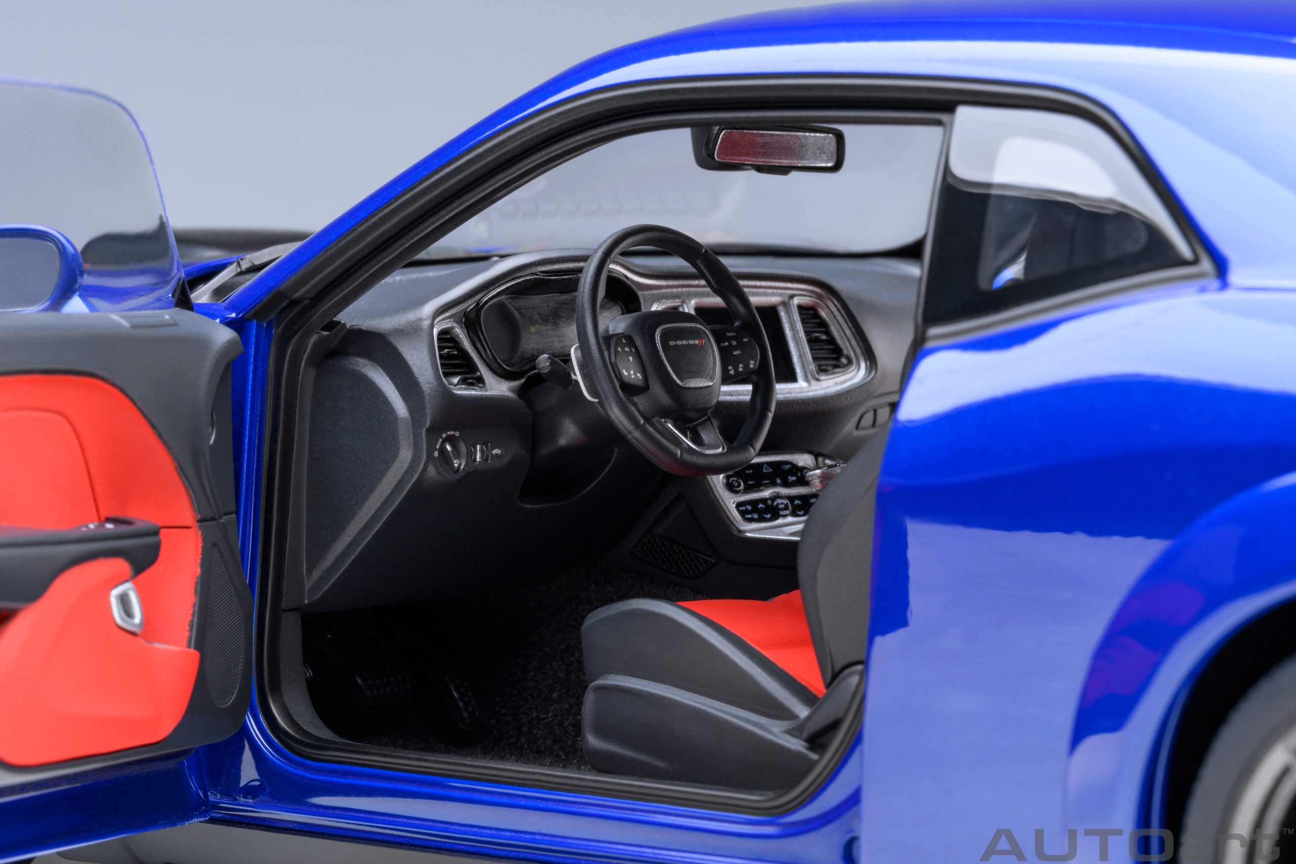 AUTOart Dodge Challenger R/T Scat Pack Shaker Widebody 2022 1:18 - Immagine 9