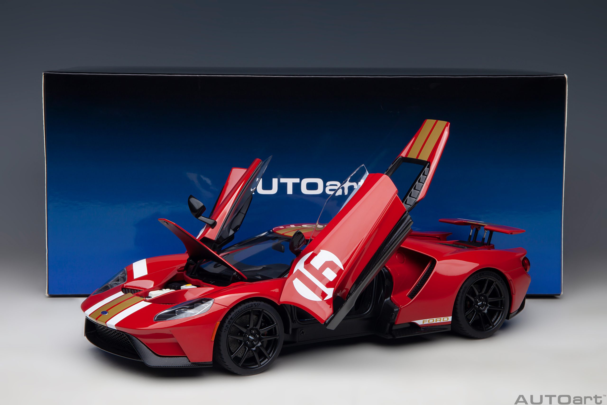 AUTOart Ford GT 2022 '64 Prototype Heritage Edition Alan Mann 1:18 – Bild 22