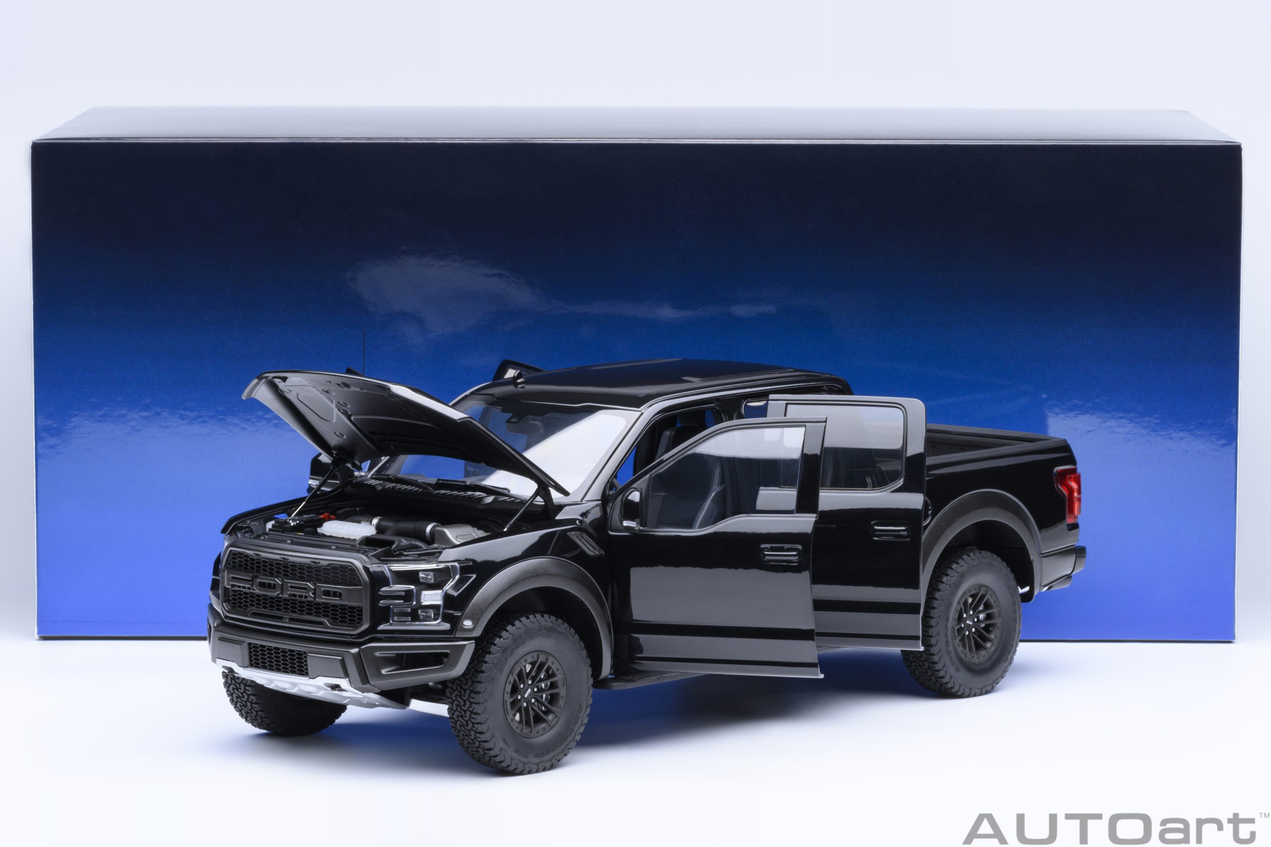 AUTOart Ford F-150 Raptor Supercrew 2019 1:18 - Agate Black - Image 21