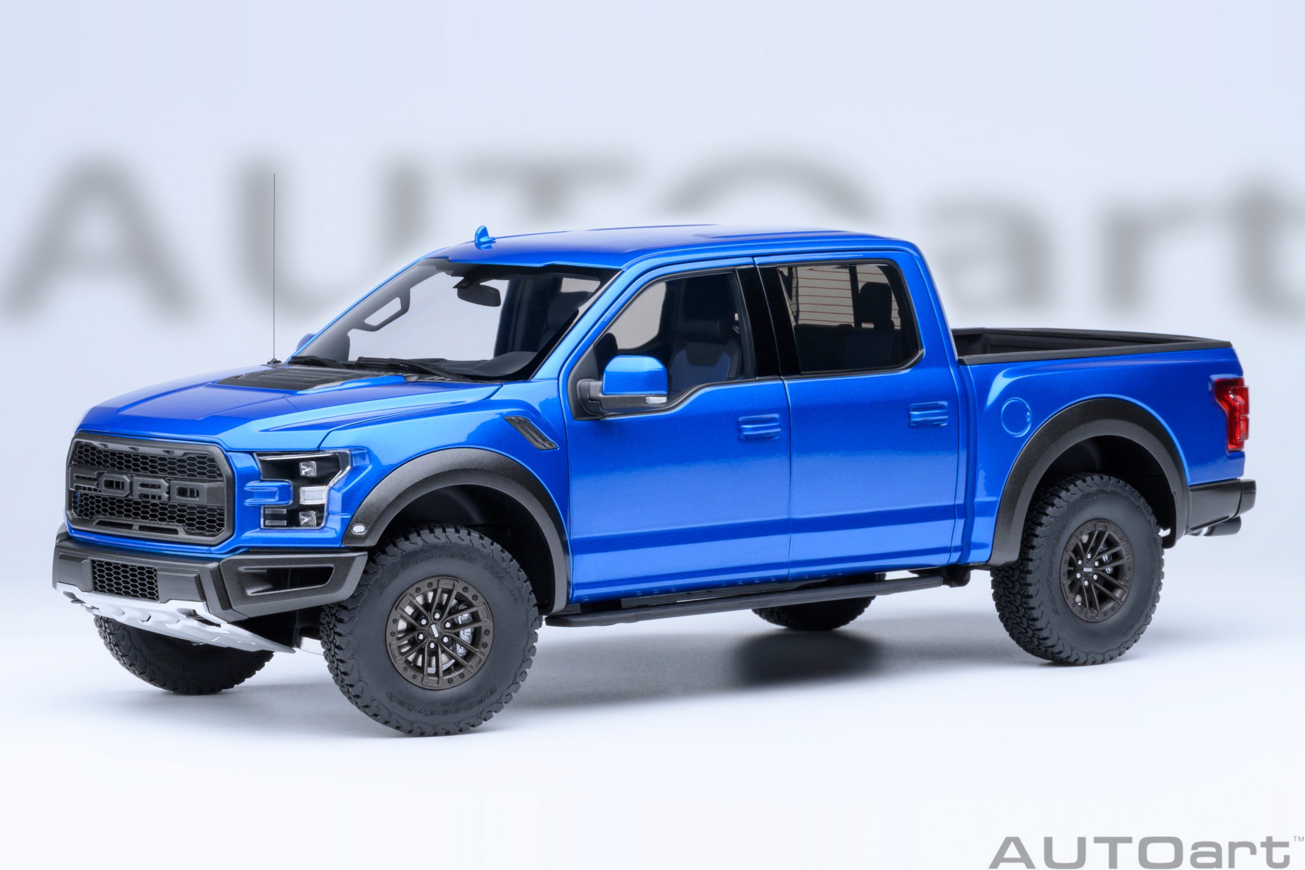 AUTOart Ford F-150 Raptor Supercrew 2019 1:18 - Bleu Vélocité