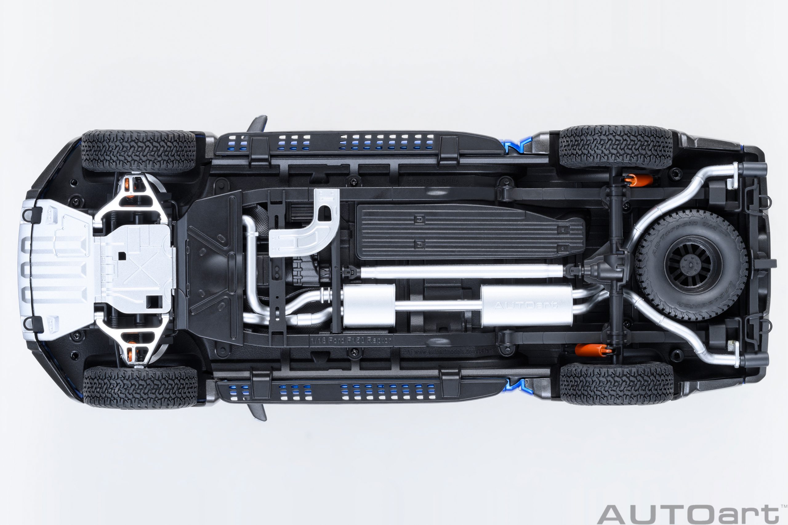 AUTOart Ford F-150 Raptor Supercrew 2019 1:18 - Velocity Blue - Image 8
