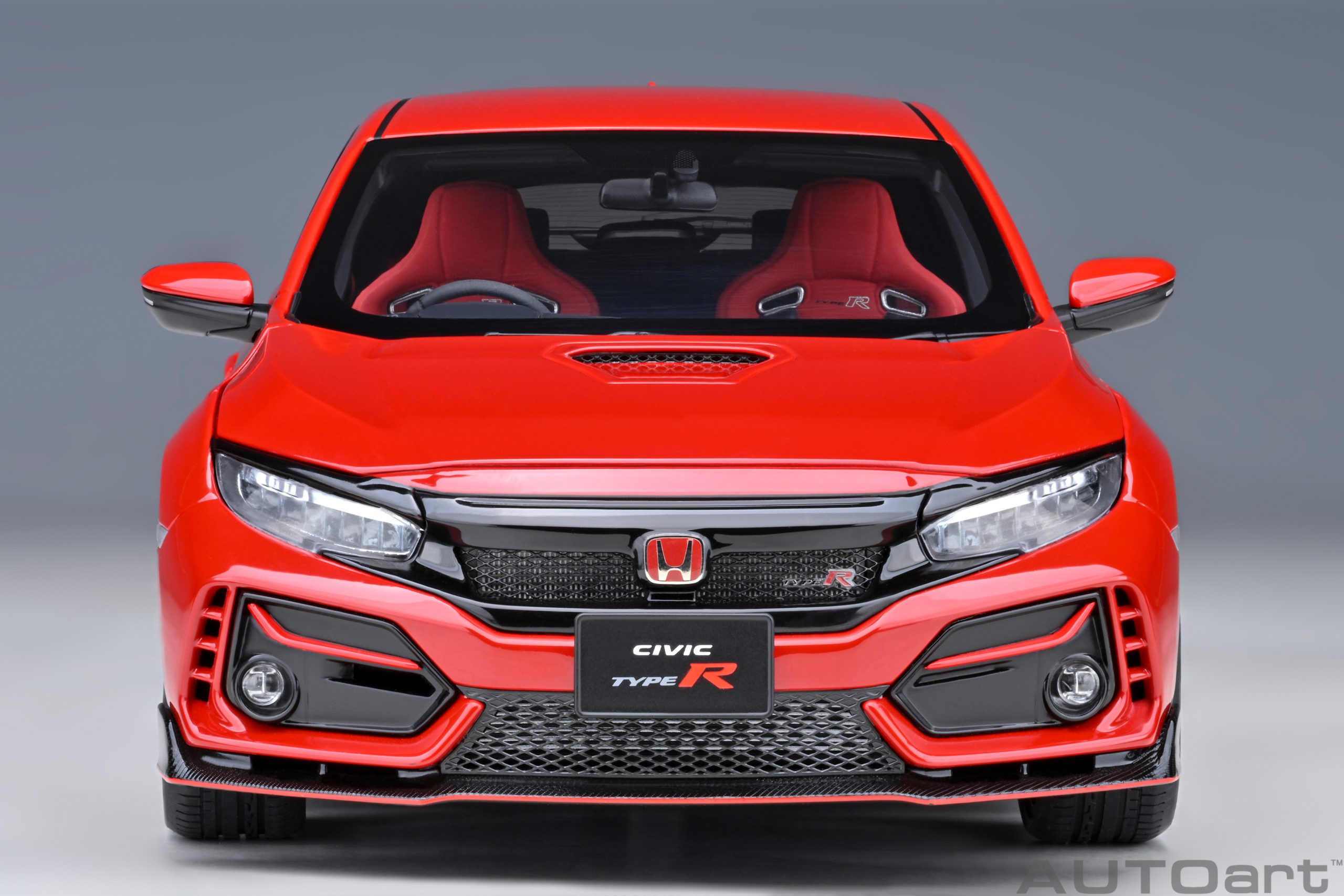 AUTOart Honda Civic Type R (FK 8) 2021 1:18 - Flame Red - Image 5