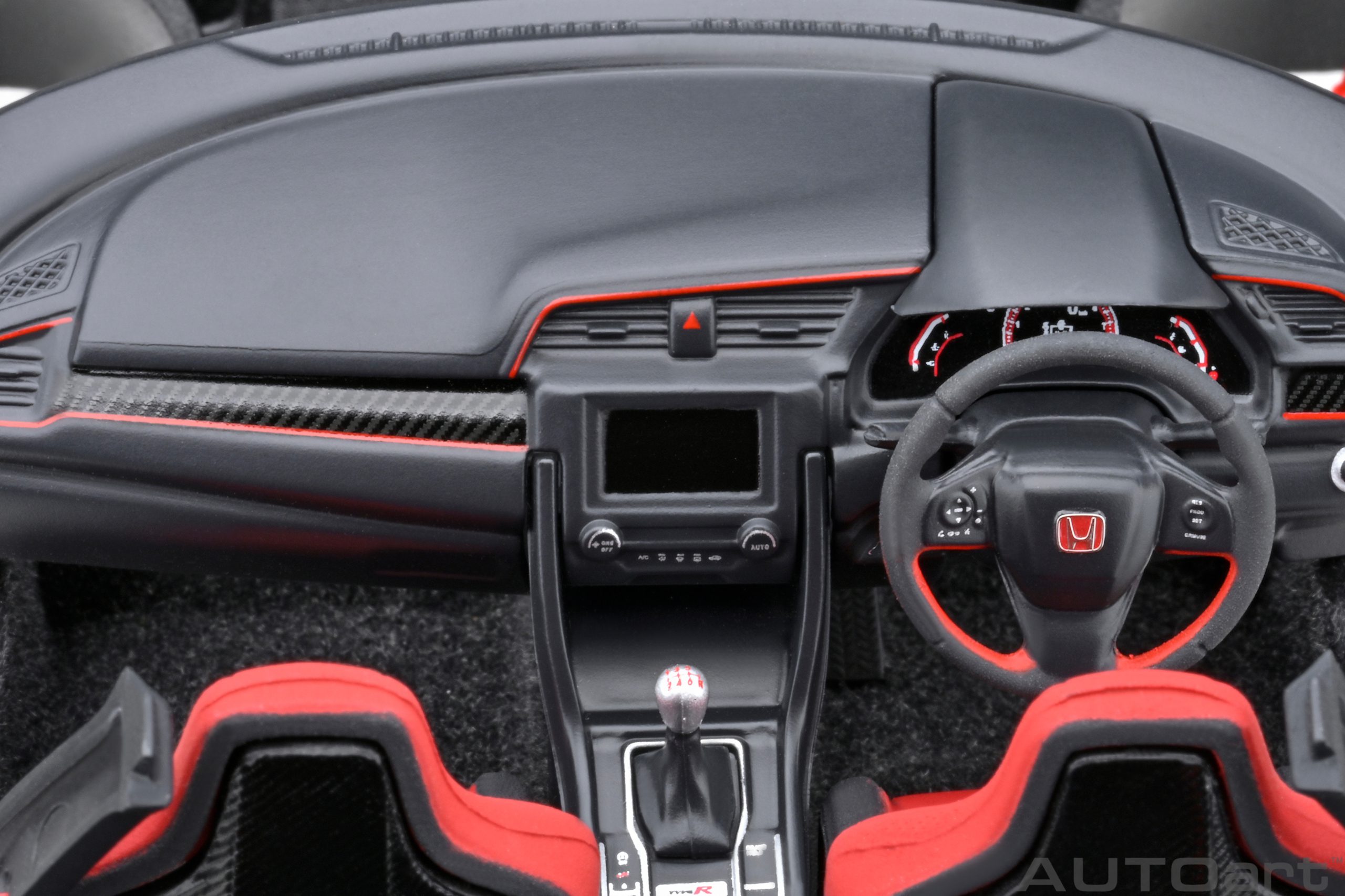 AUTOart Honda Civic Type R (FK 8) 2021 1:18 - Flame Red - Image 13