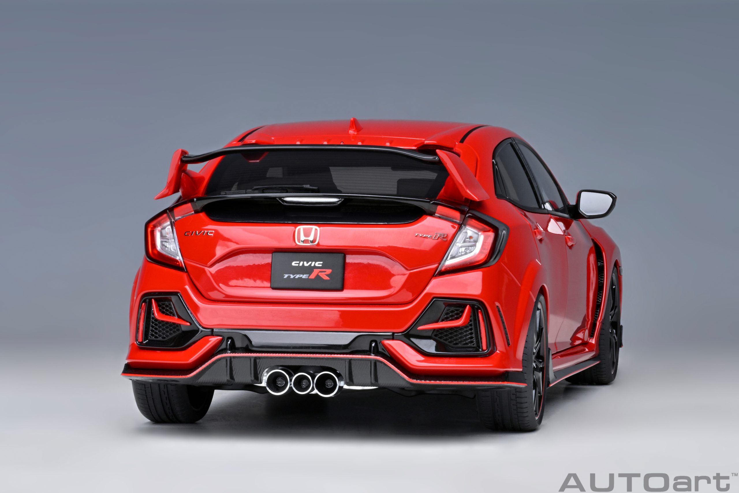 AUTOart Honda Civic Type R (FK 8) 2021 1:18 - Flame Red - Image 19