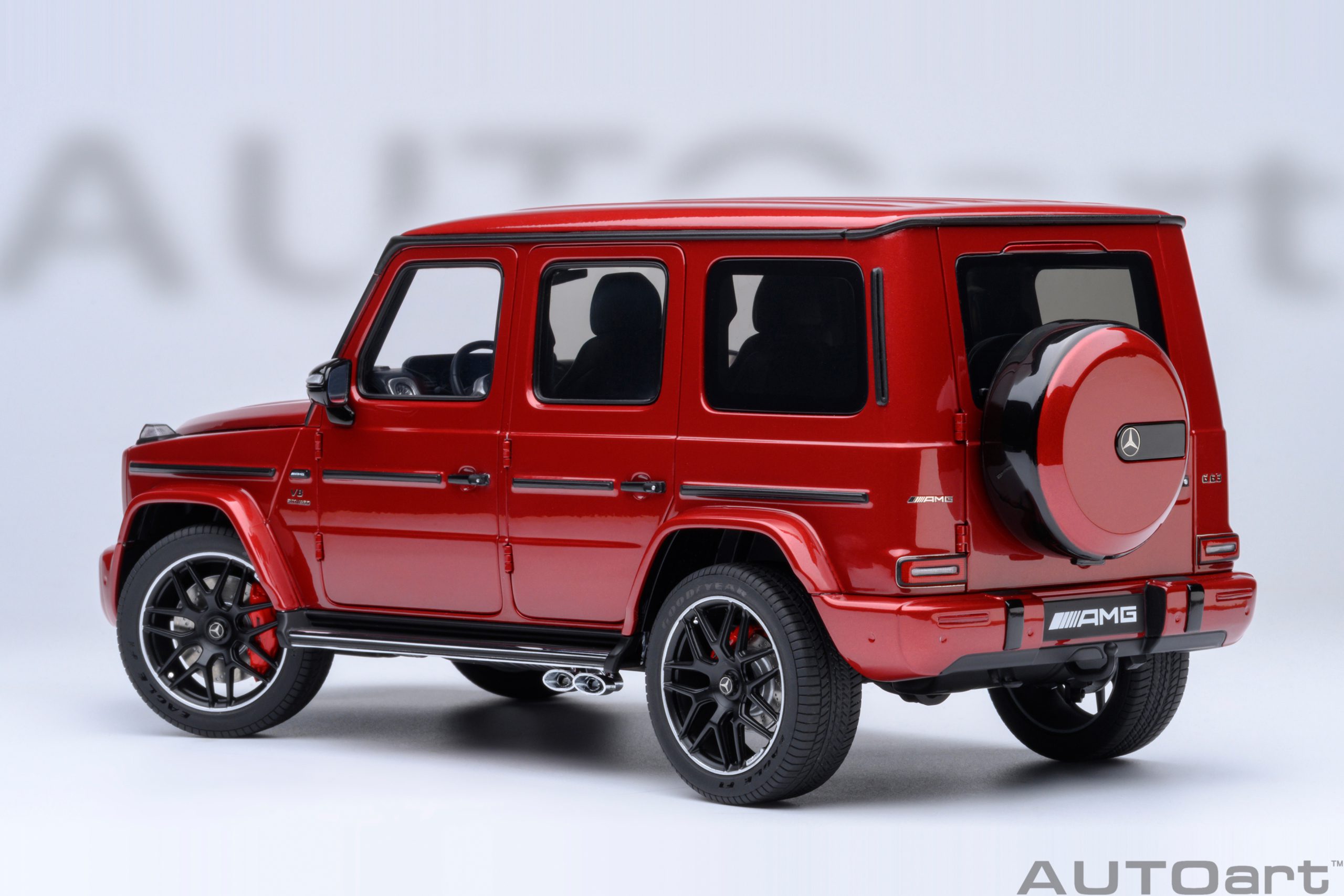 AUTOart Mercedes-AMG G63 2019 1:18 - Designo Cardinal Red Metallic - Image 2