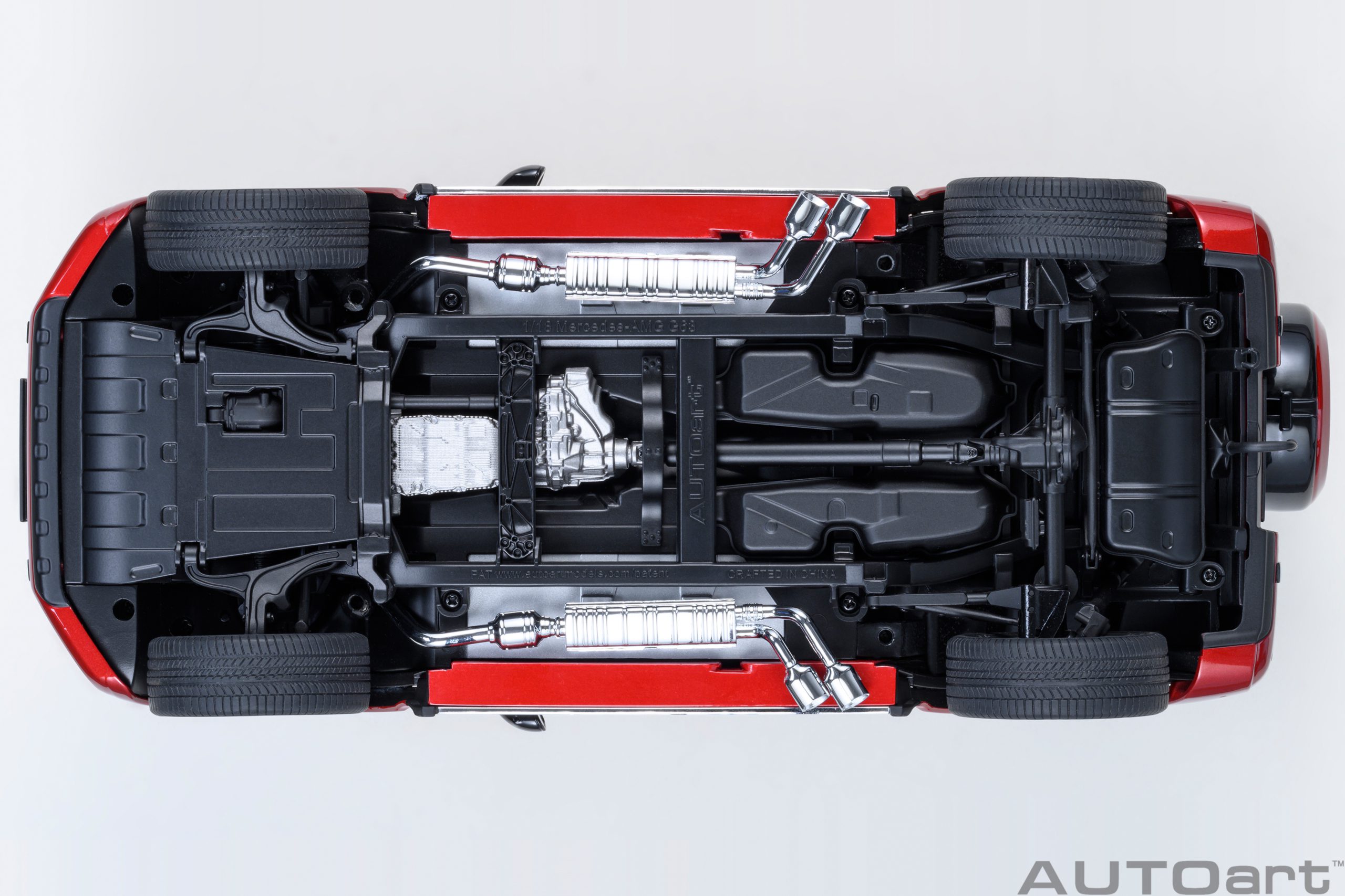 AUTOart Mercedes-AMG G63 2019 1:18 - Designo Cardinal Red Metallic - Image 8
