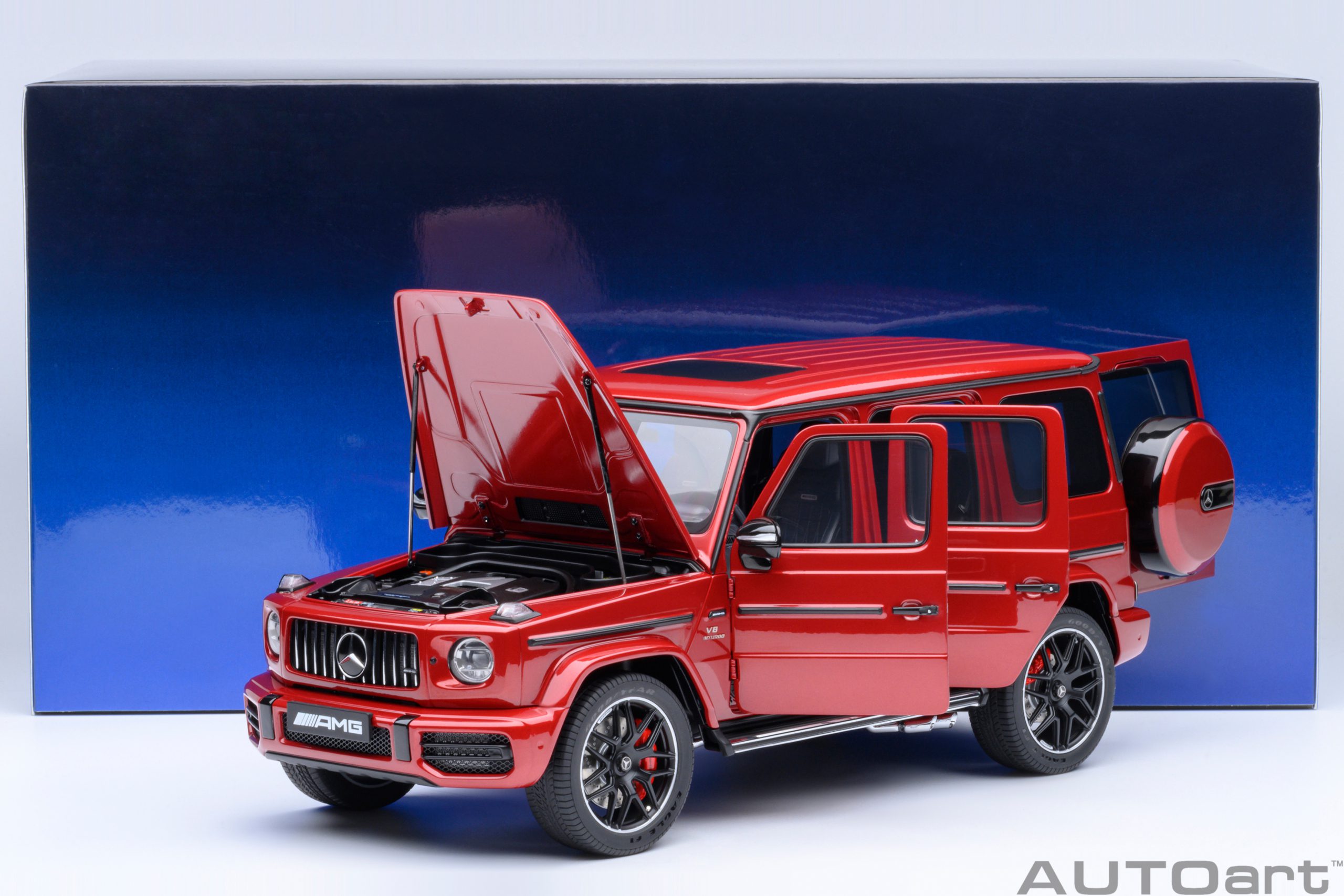 AUTOart Mercedes-AMG G63 2019 1:18 - Designo Cardinal Red Metallic - Image 21