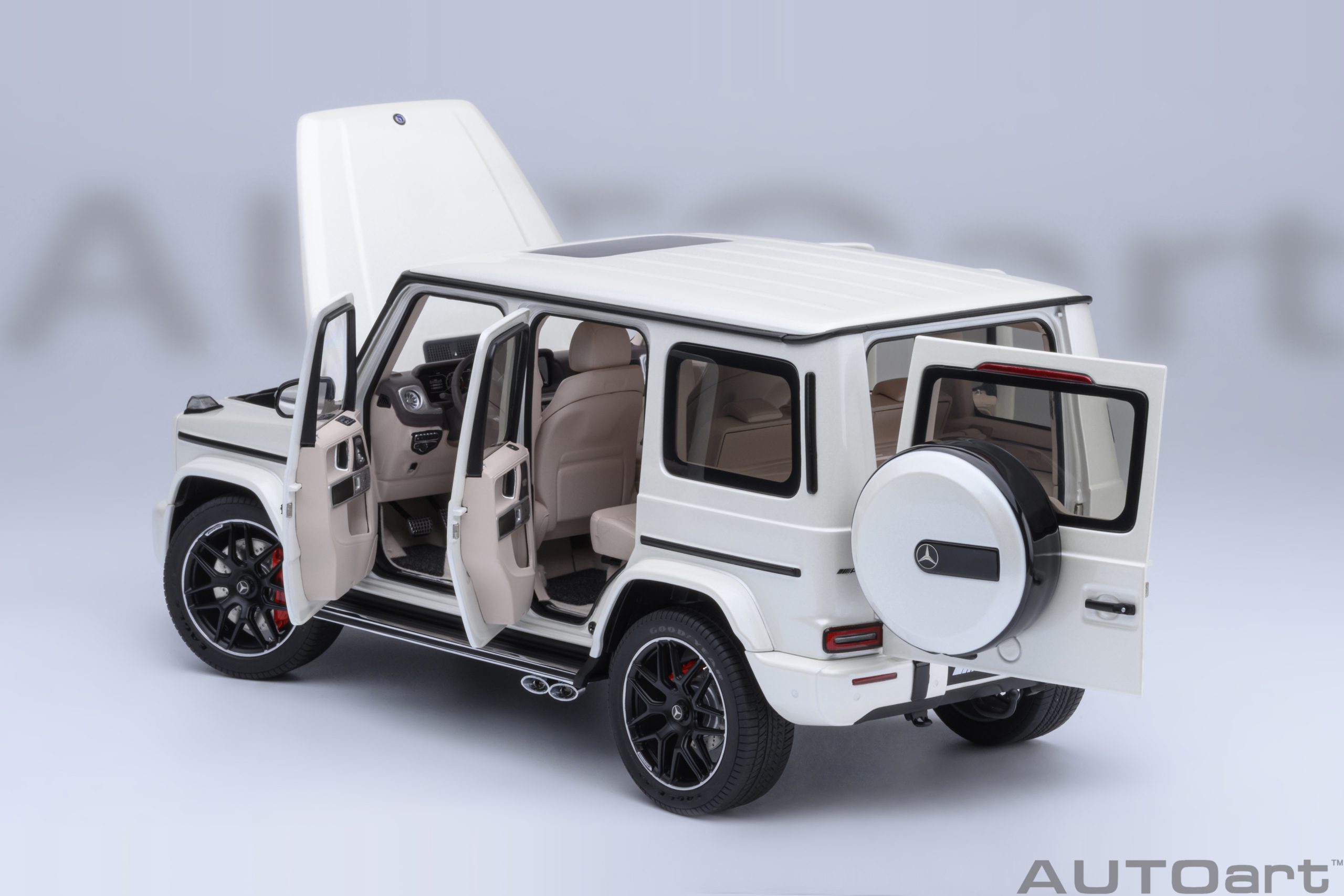 AUTOart Mercedes-AMG G63 2019 1:18 - Designo Brilliant White Metallic - Image 16