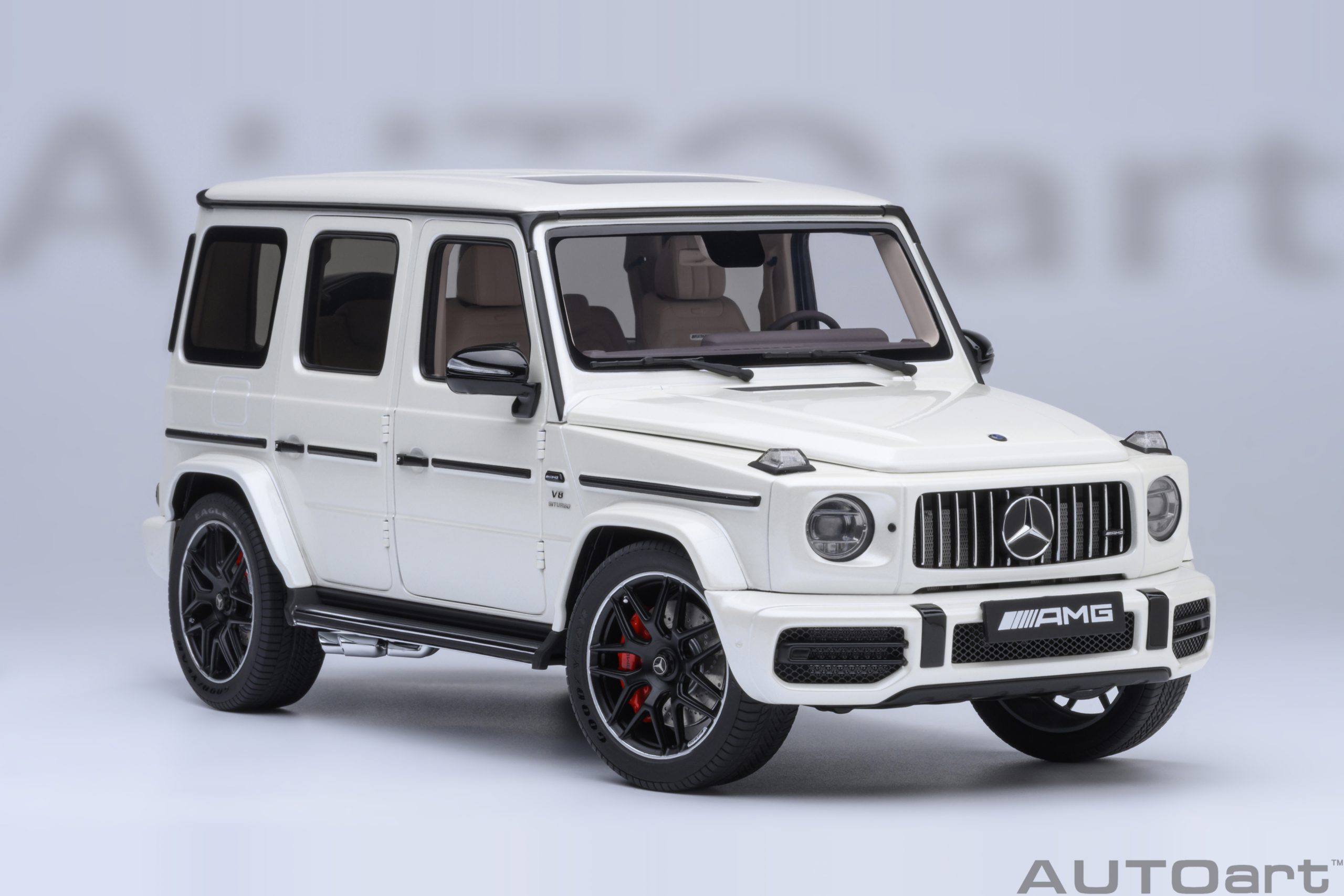AUTOart Mercedes-AMG G63 2019 1:18 - Designo Brilliant White Metallic - Image 18