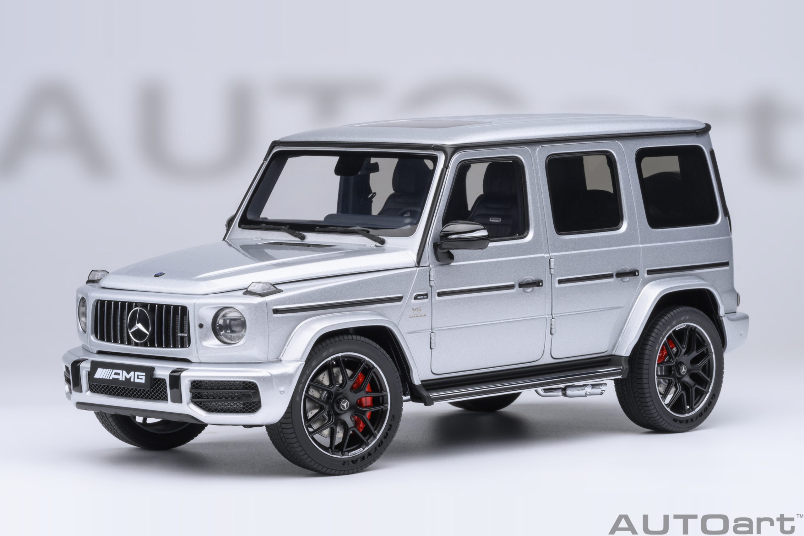AUTOart Mercedes-AMG G63 2019 1:18 - Argent Iridium Métallisé